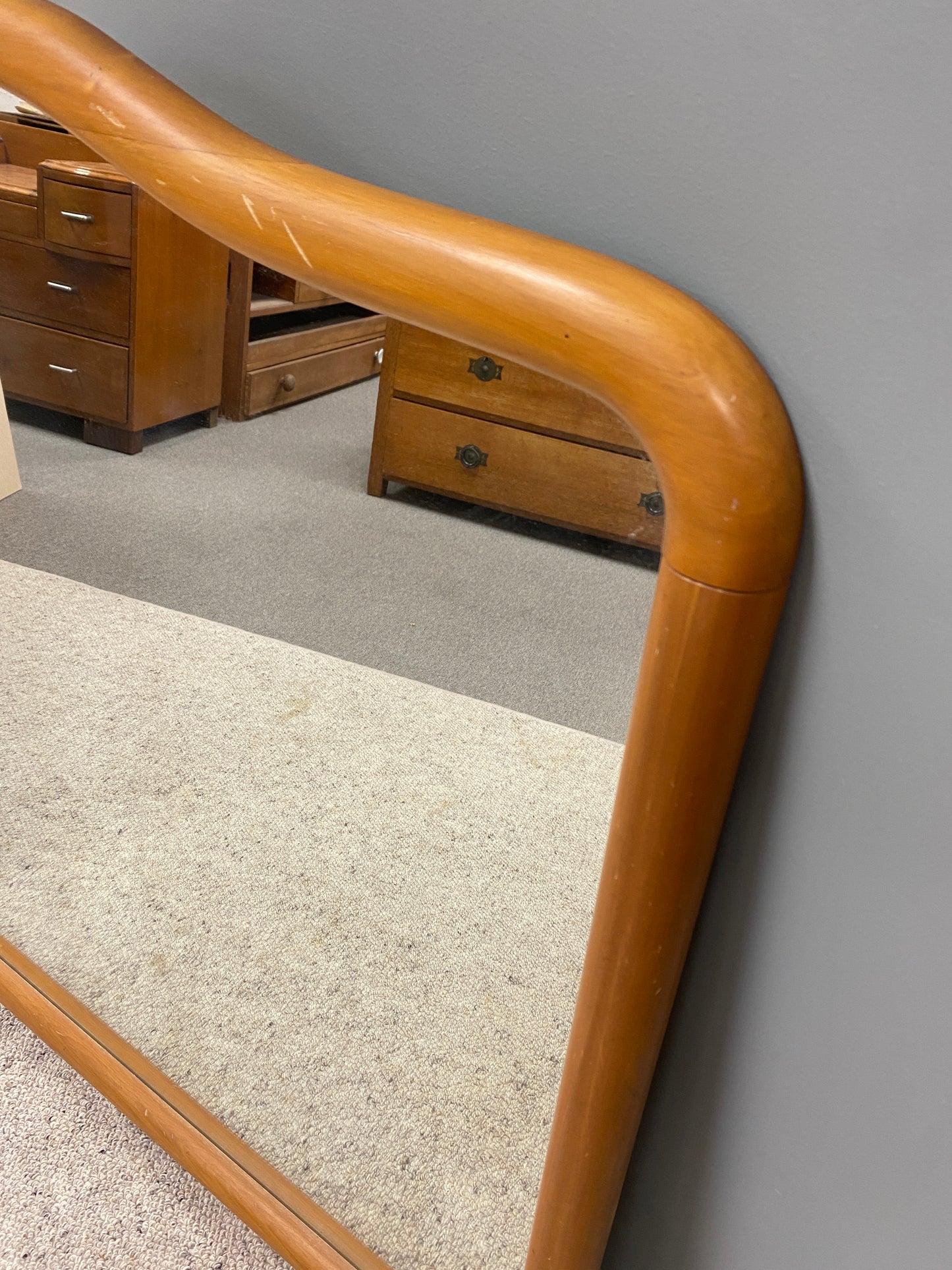 Retro Rimu Large Hall Mirror