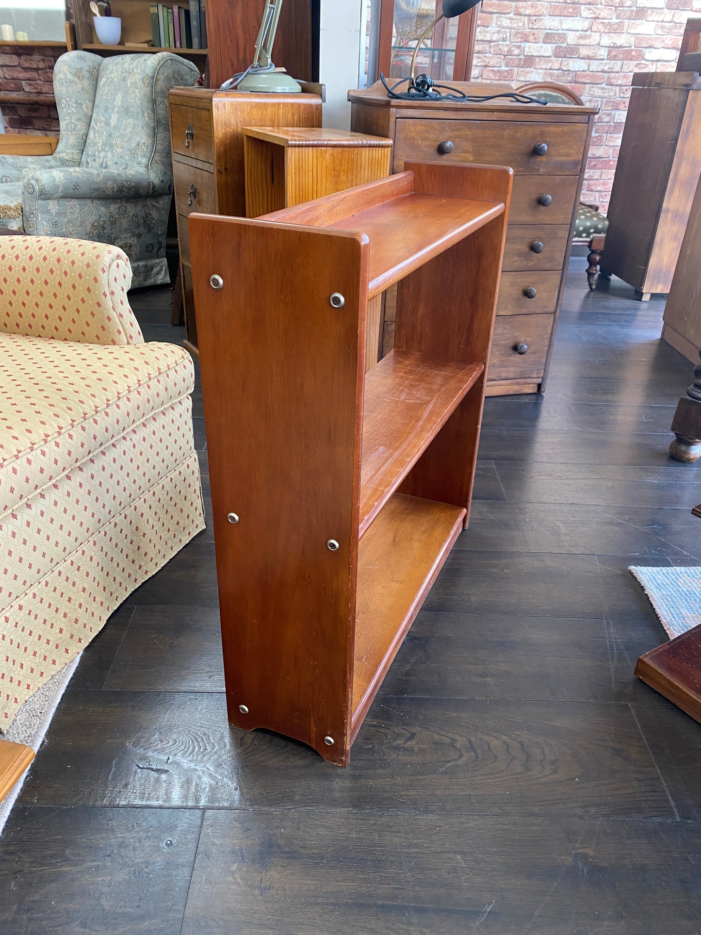 Retro Rimu Small Bookcase