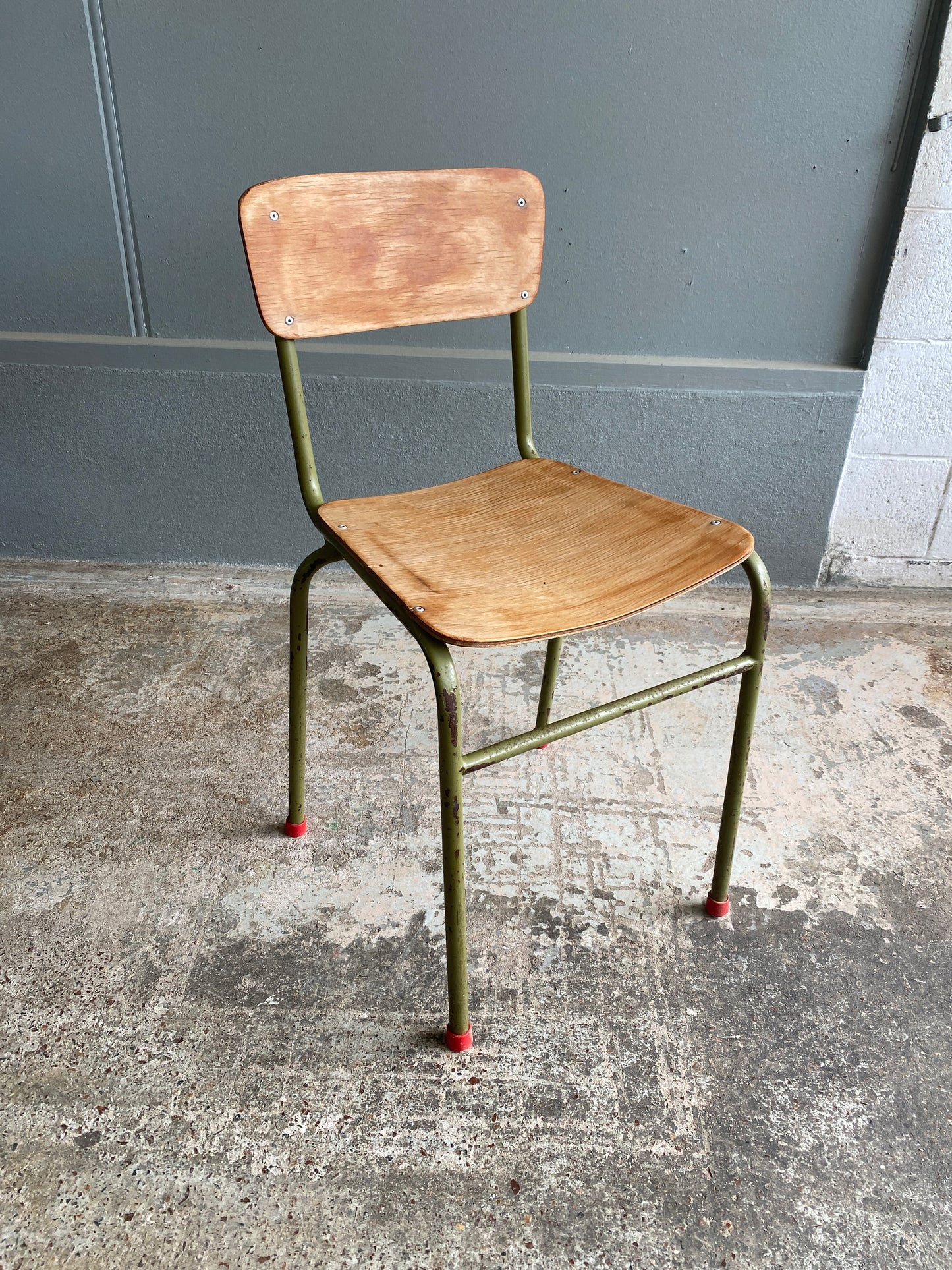 Retro Tubular School Chair