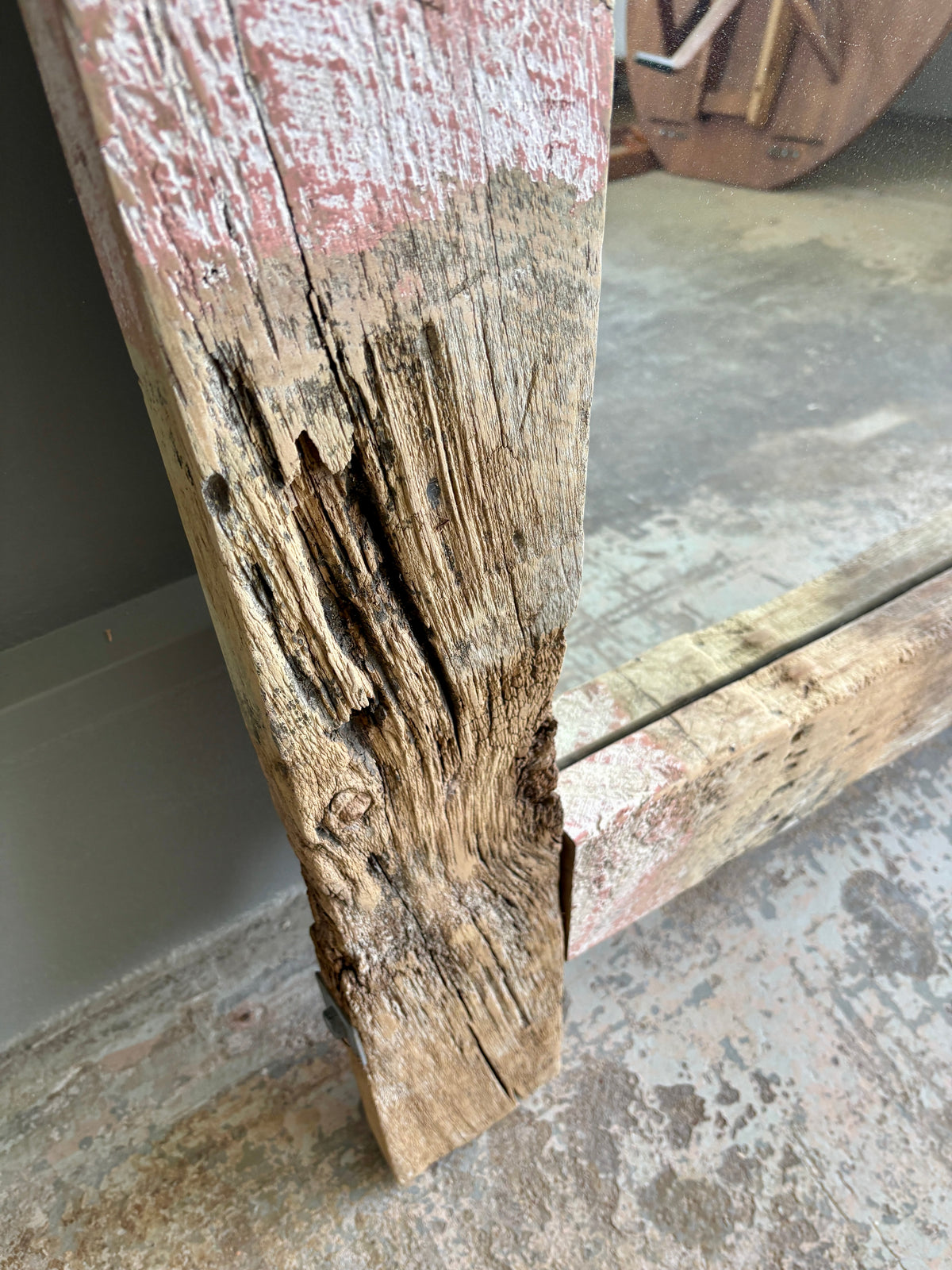 Rustic Reclaimed Timber Floor Mirror (LARGE!)