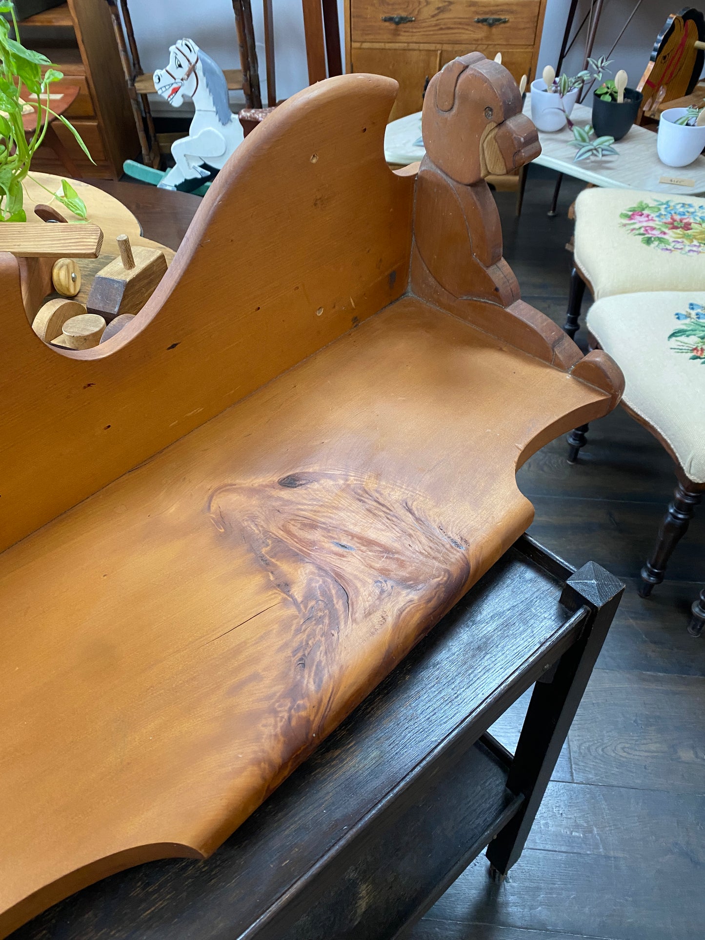 Scratch-built Kauri Nursery Shelf