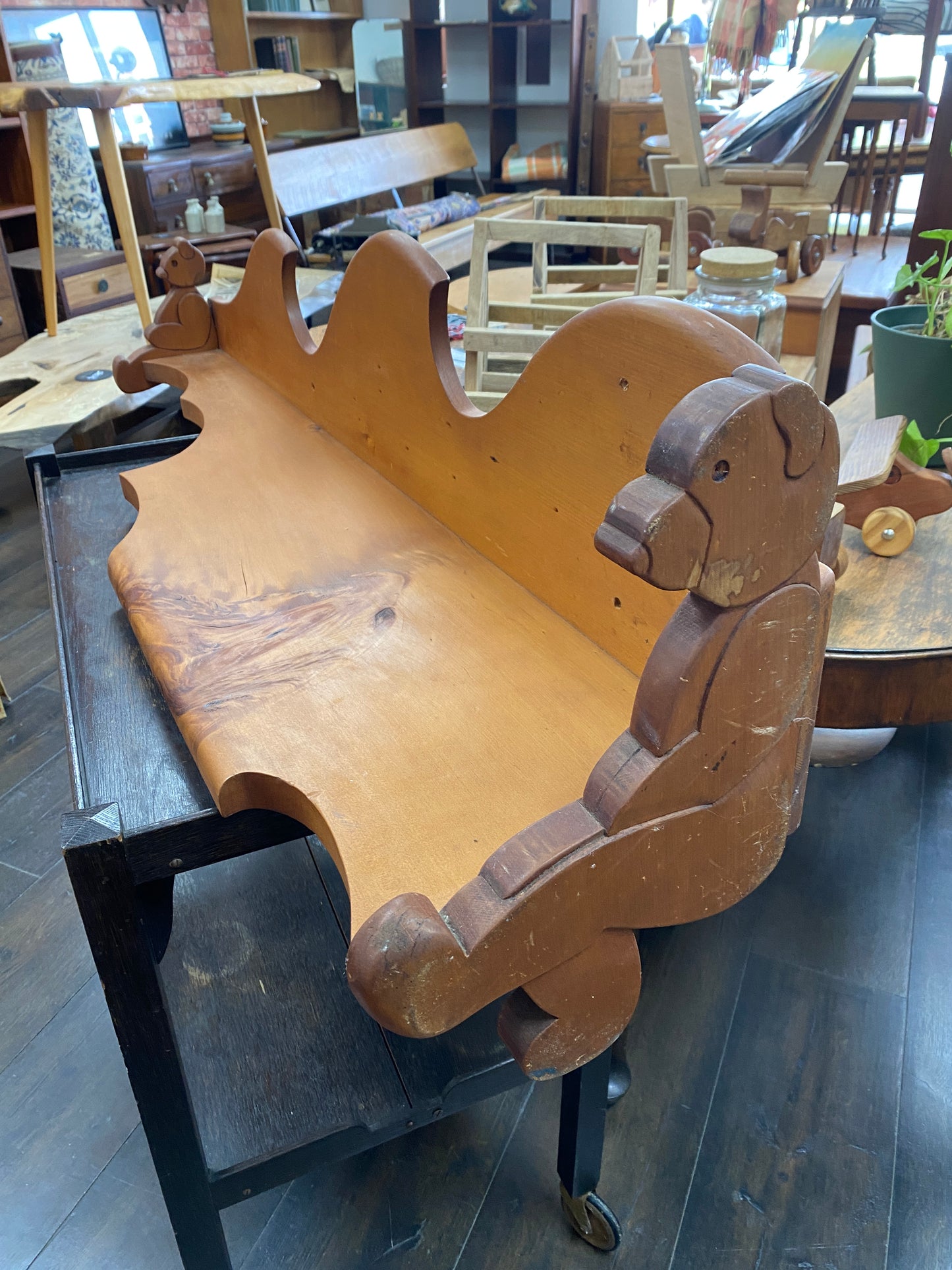 Scratch-built Kauri Nursery Shelf