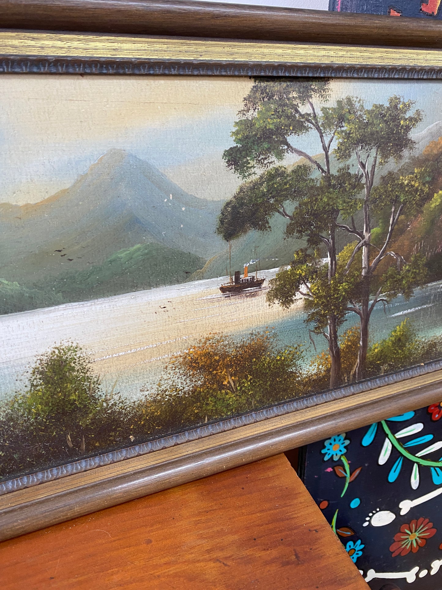 'Steamer' Oil Painting by Unknown