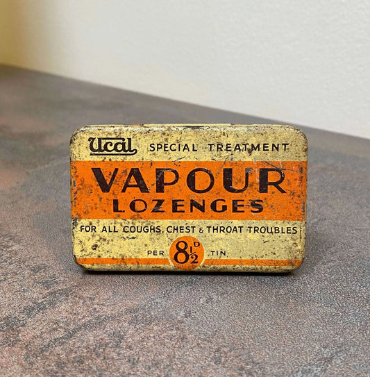 Vapour Lozenges Vintage Tin