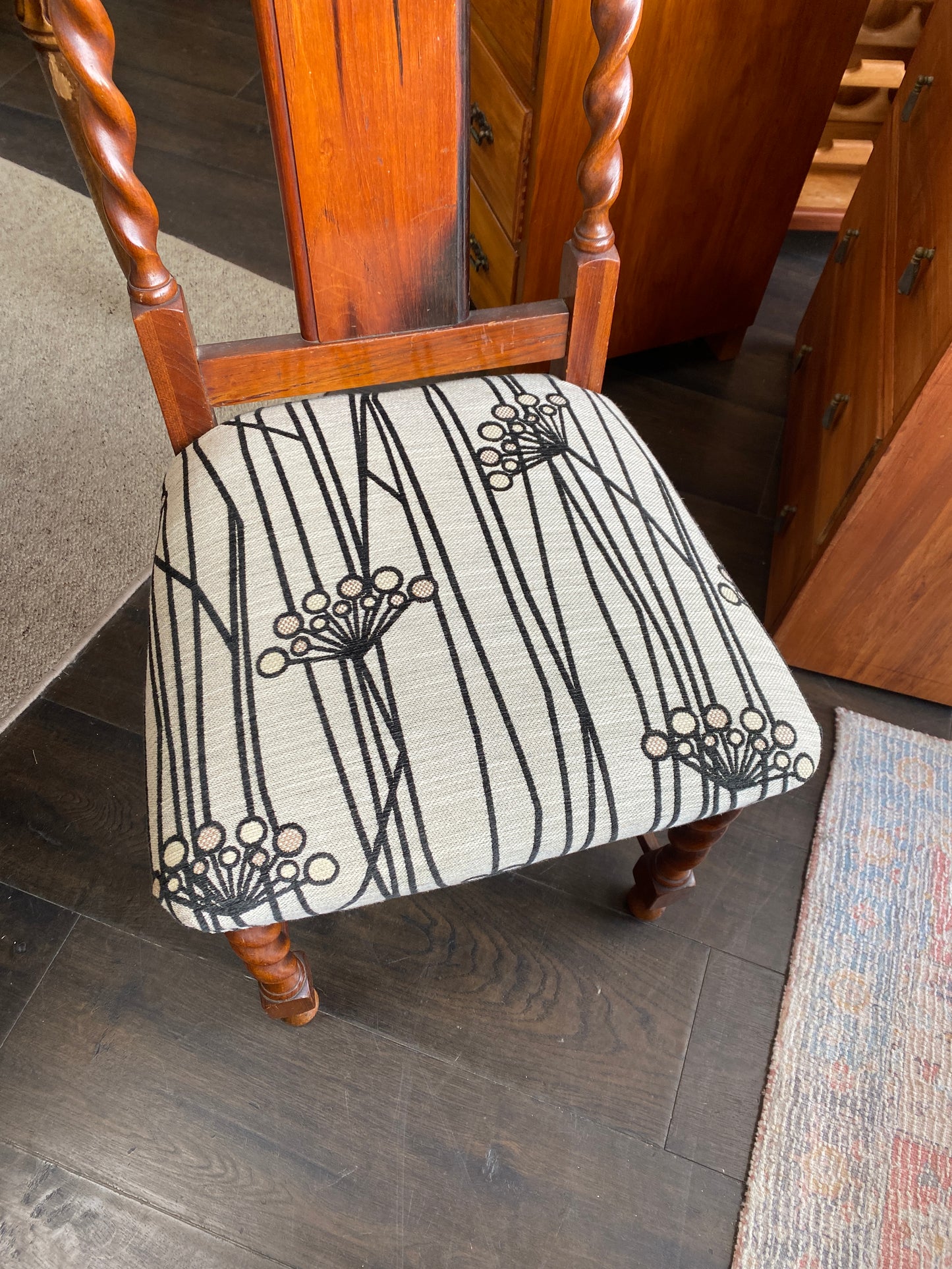 Victorian Barley Twist Hall Chair