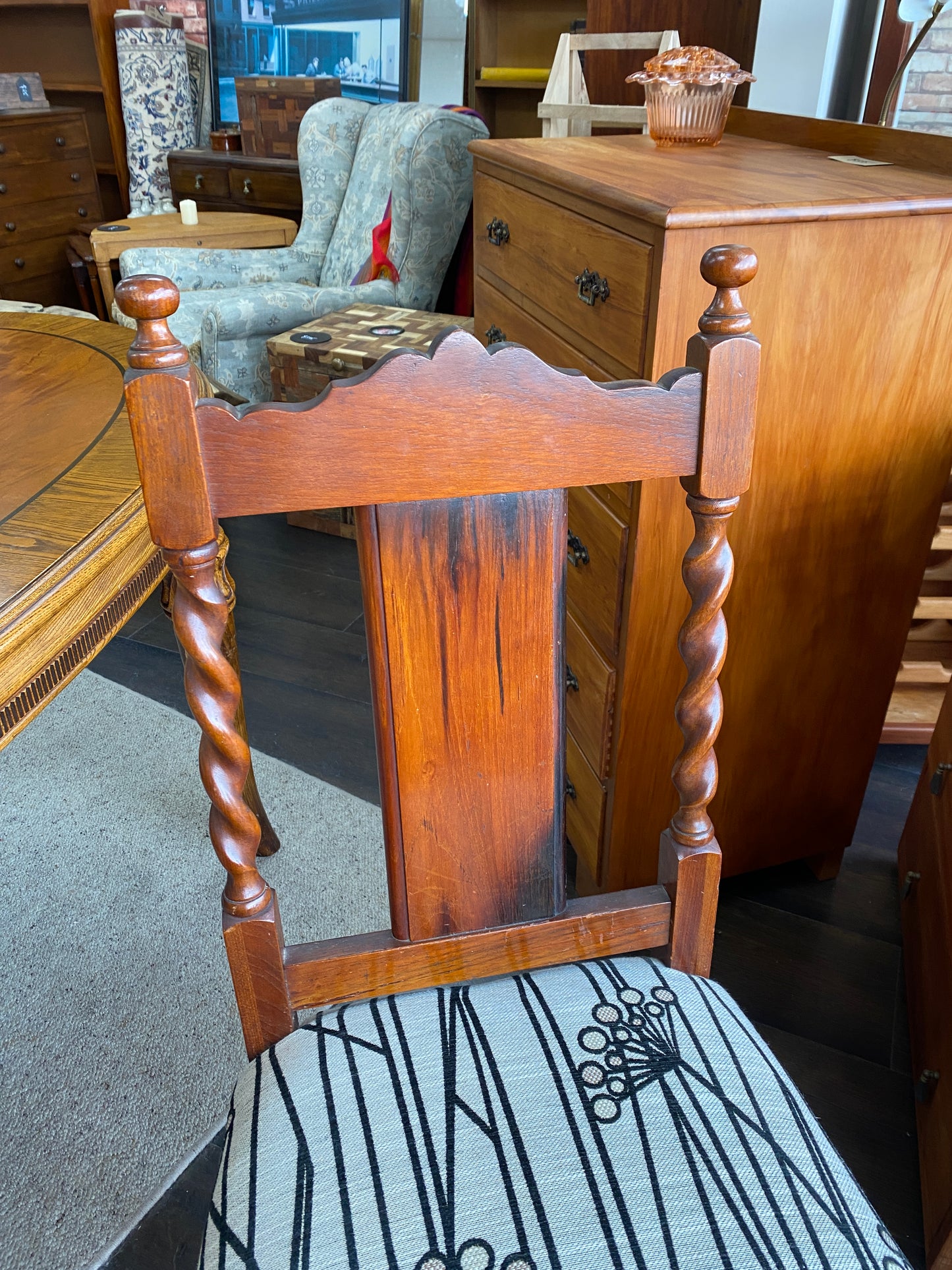 Victorian Barley Twist Hall Chair