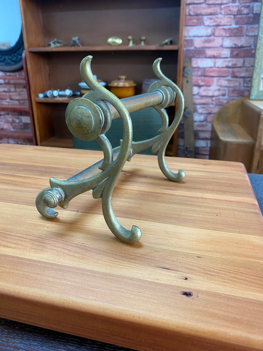 Victorian Brass Converted Double Coat Hook