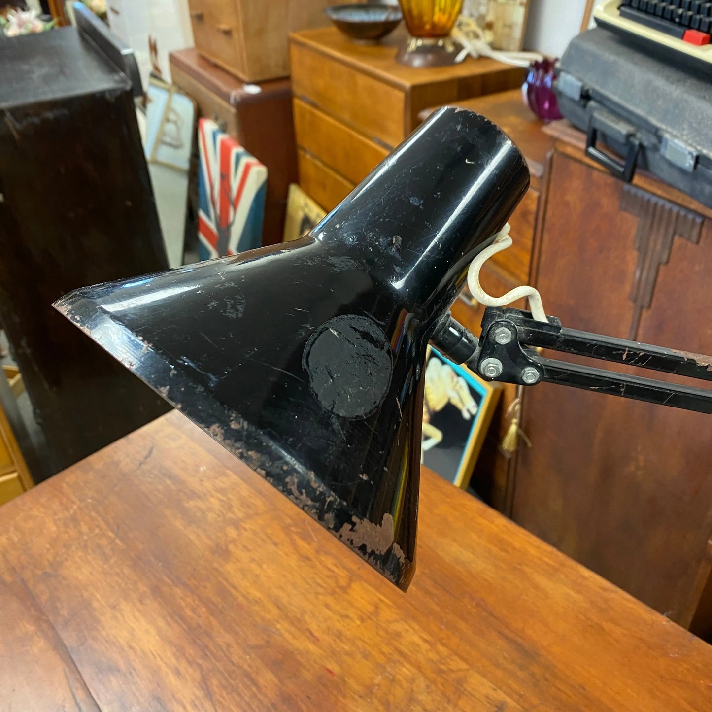 Vintage DVE Anglepoise Desk Lamp Denmark Black