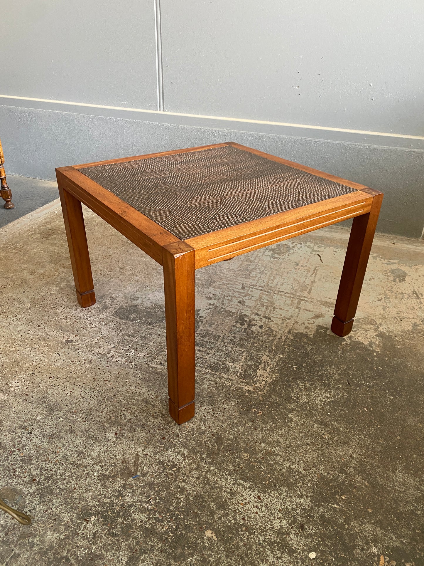 Vintage Danske Mobler Copper Top Coffee Table