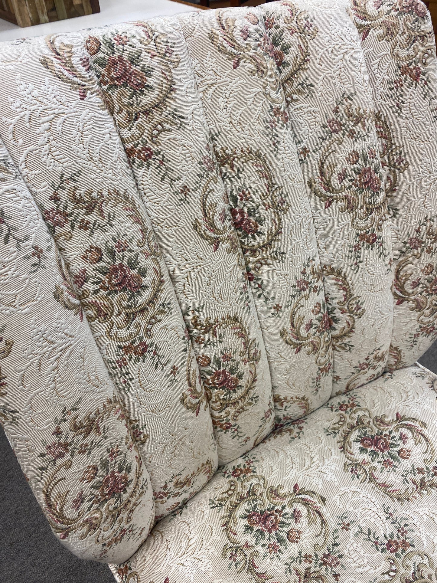 Vintage Embroidered Occasional Chair