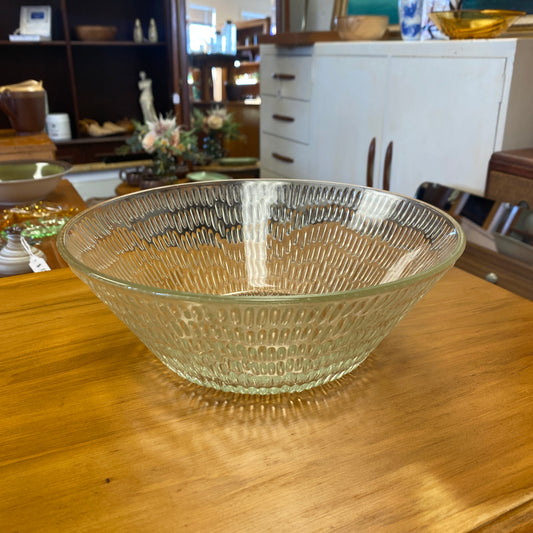 Vintage Glass Fruit Bowl