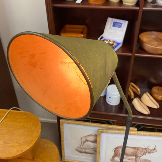 Vintage Industrial Brass Floor Lamp