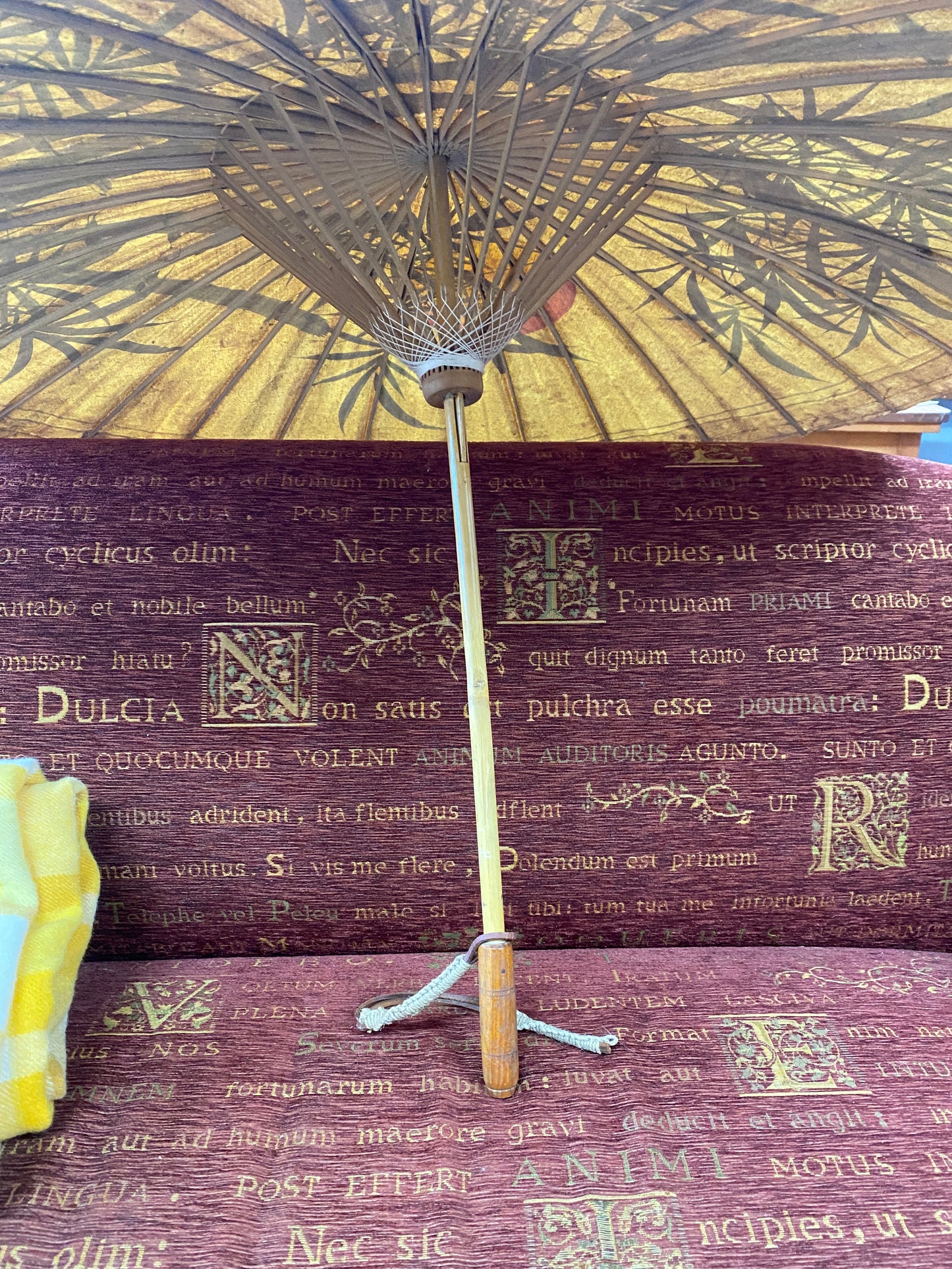 Vintage Japanese Bamboo Parasol