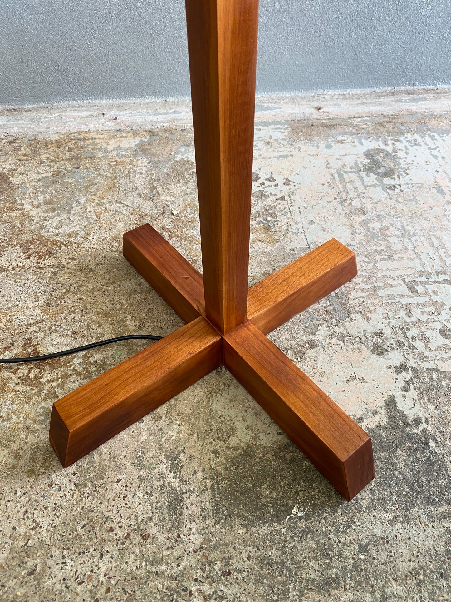Vintage Kauri Mission Style Standard Lamp
