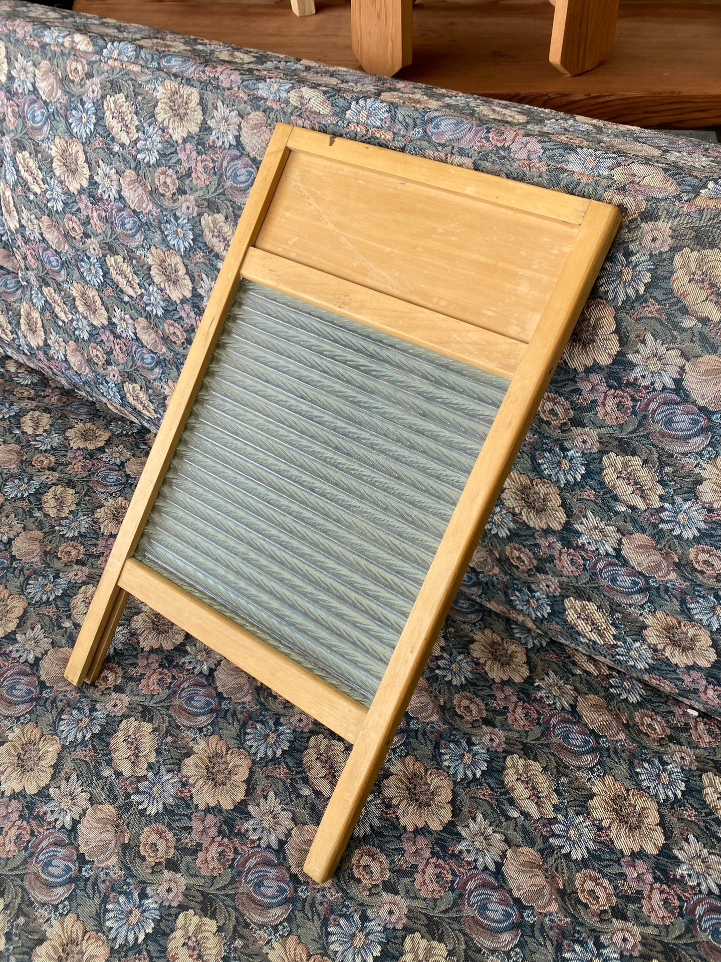 Vintage Kauri Ripple Glass Washboard