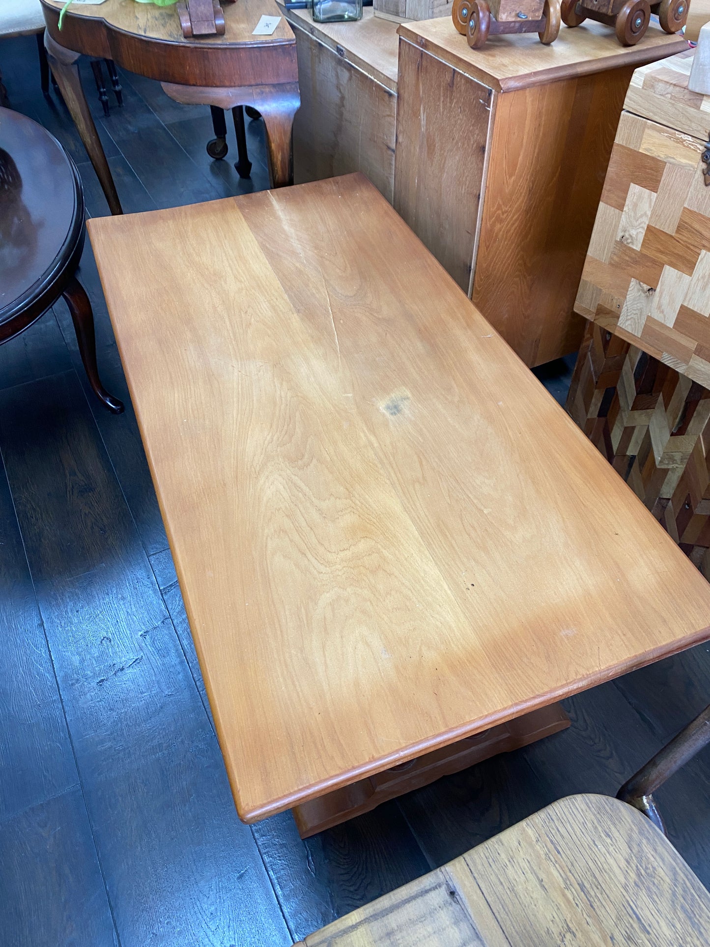 Vintage Kauri Two Plank Coffee Table