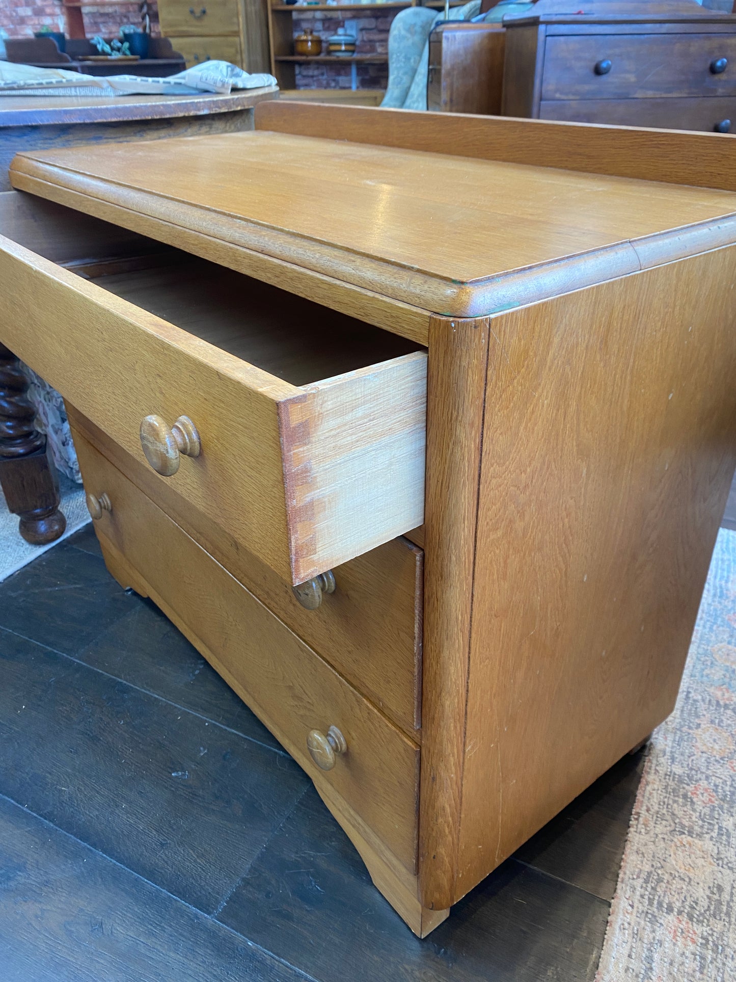 Vintage Light Oak Drawers