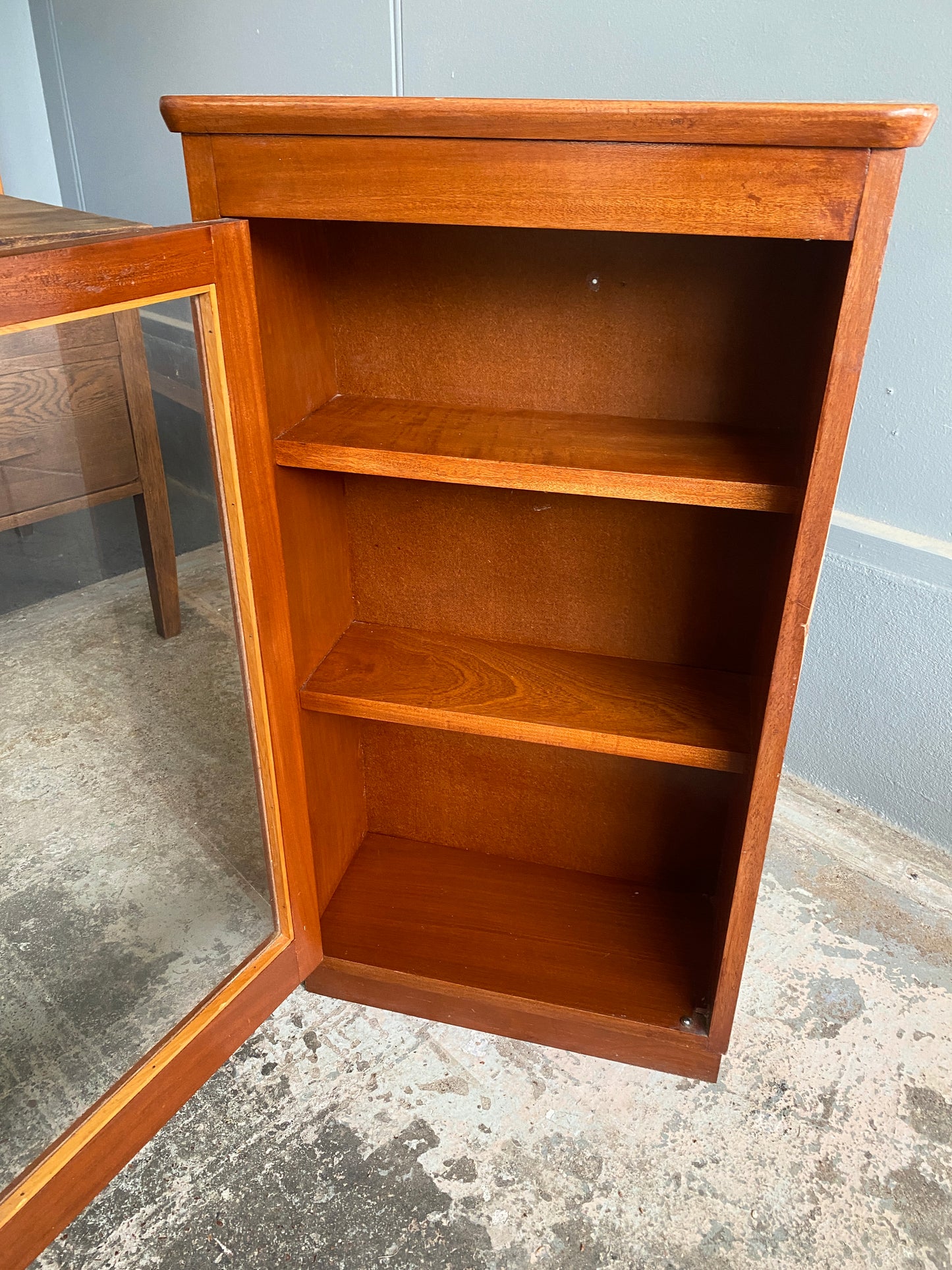 Vintage Mahogany Display Case