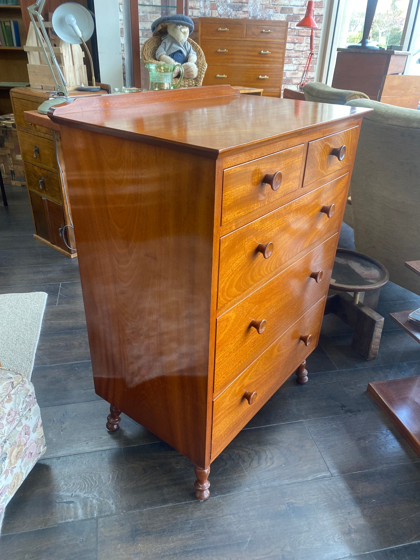 Vintage Mahogany 'Robert Allen' Drawers