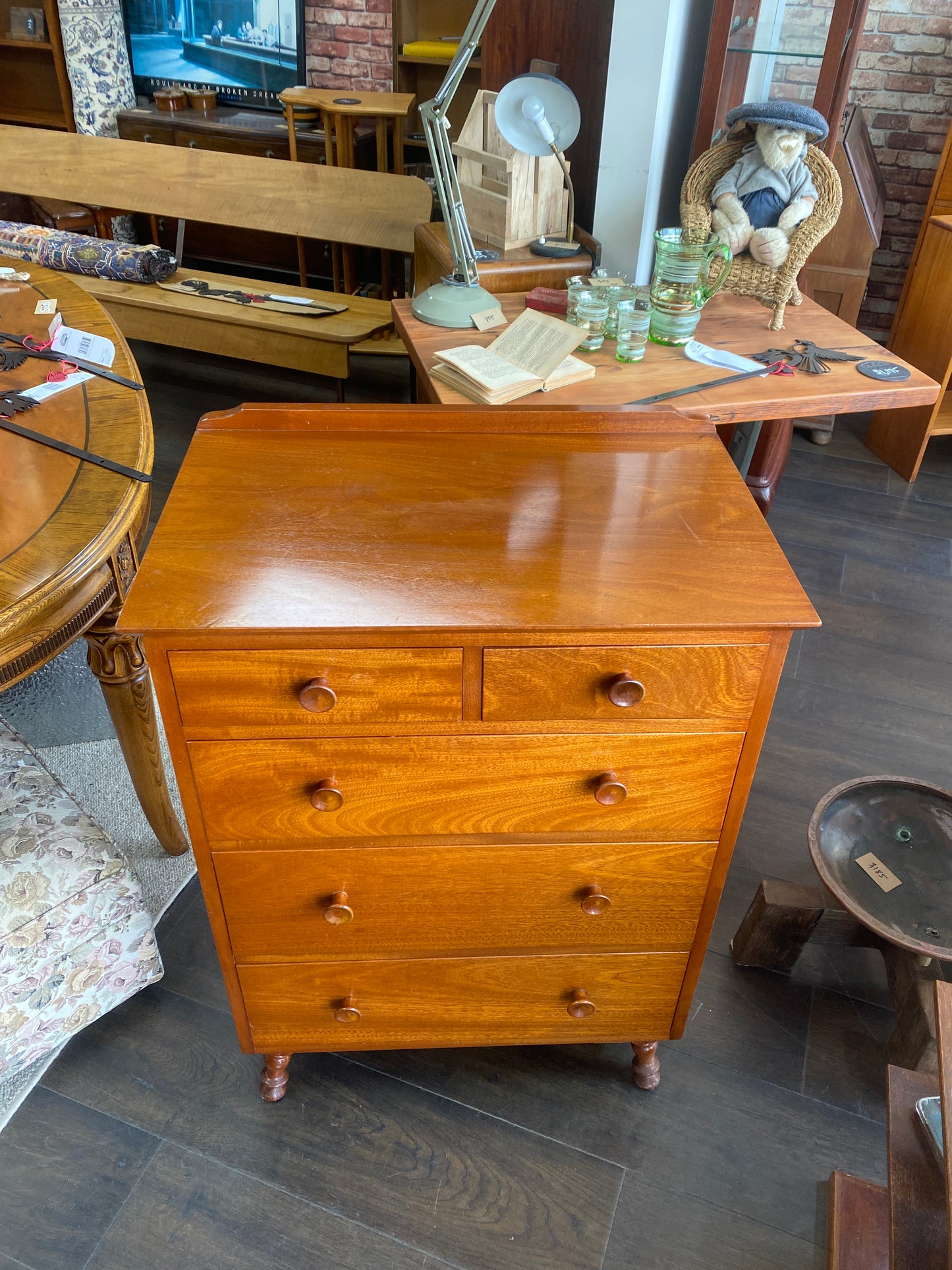 Vintage Mahogany 'Robert Allen' Drawers