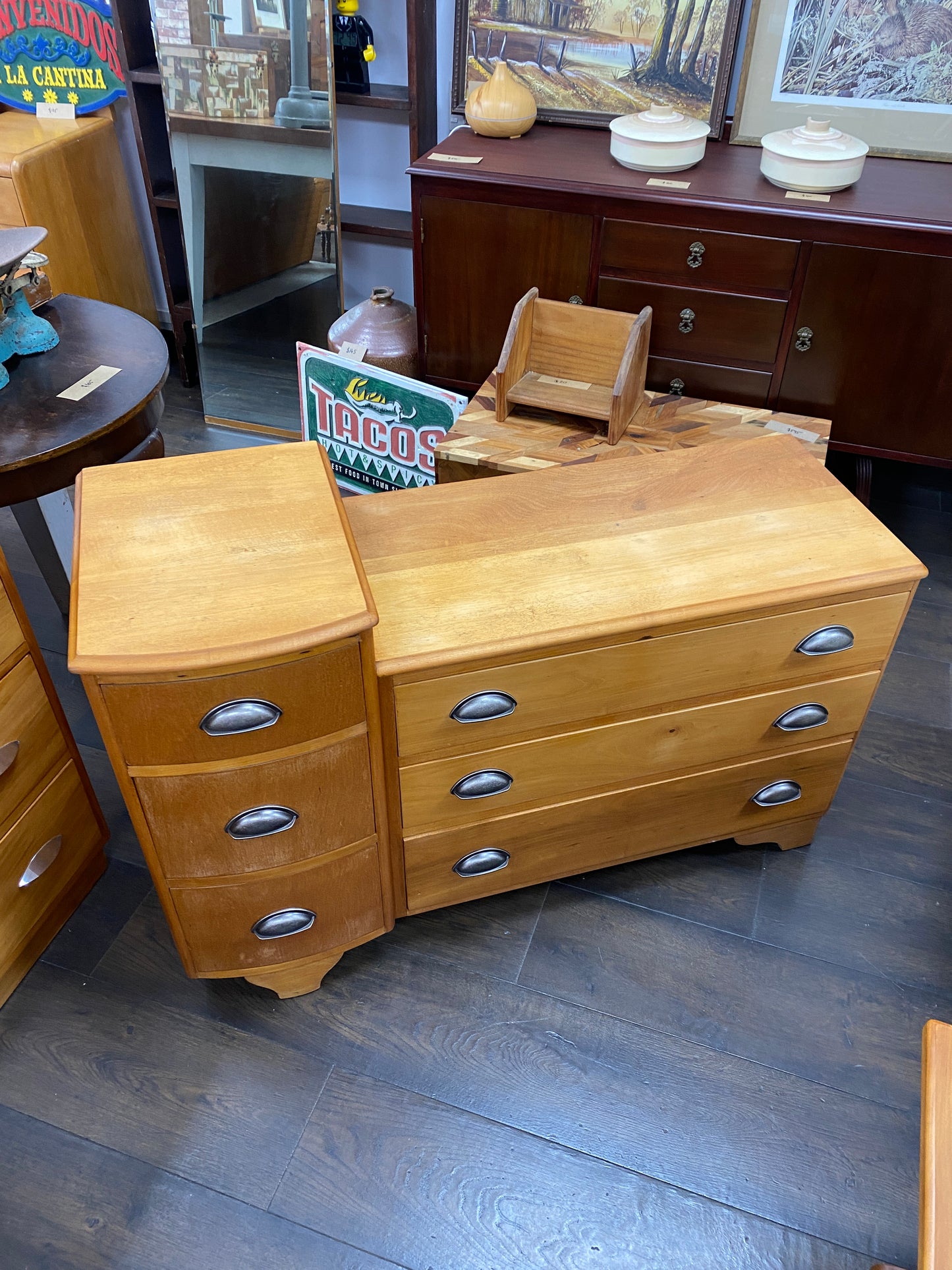 Vintage Mango Wood Drawers