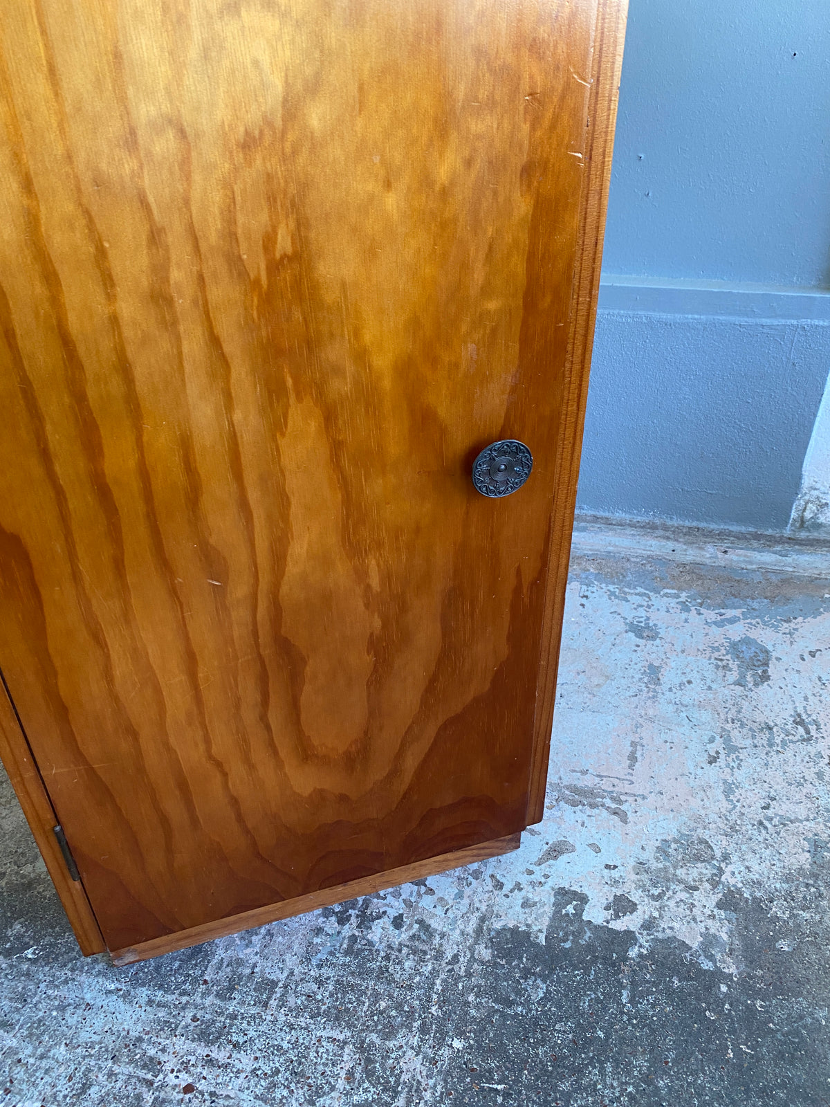 Vintage Pine Large Utility Cupboard