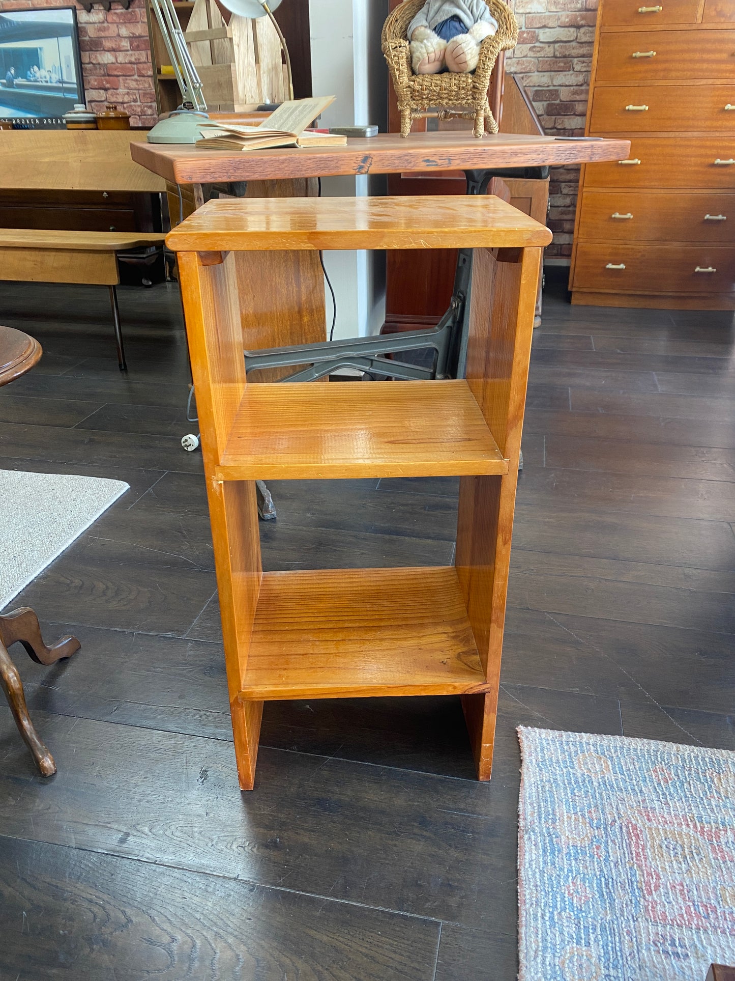 Vintage Pine Shelving/Plant Stand
