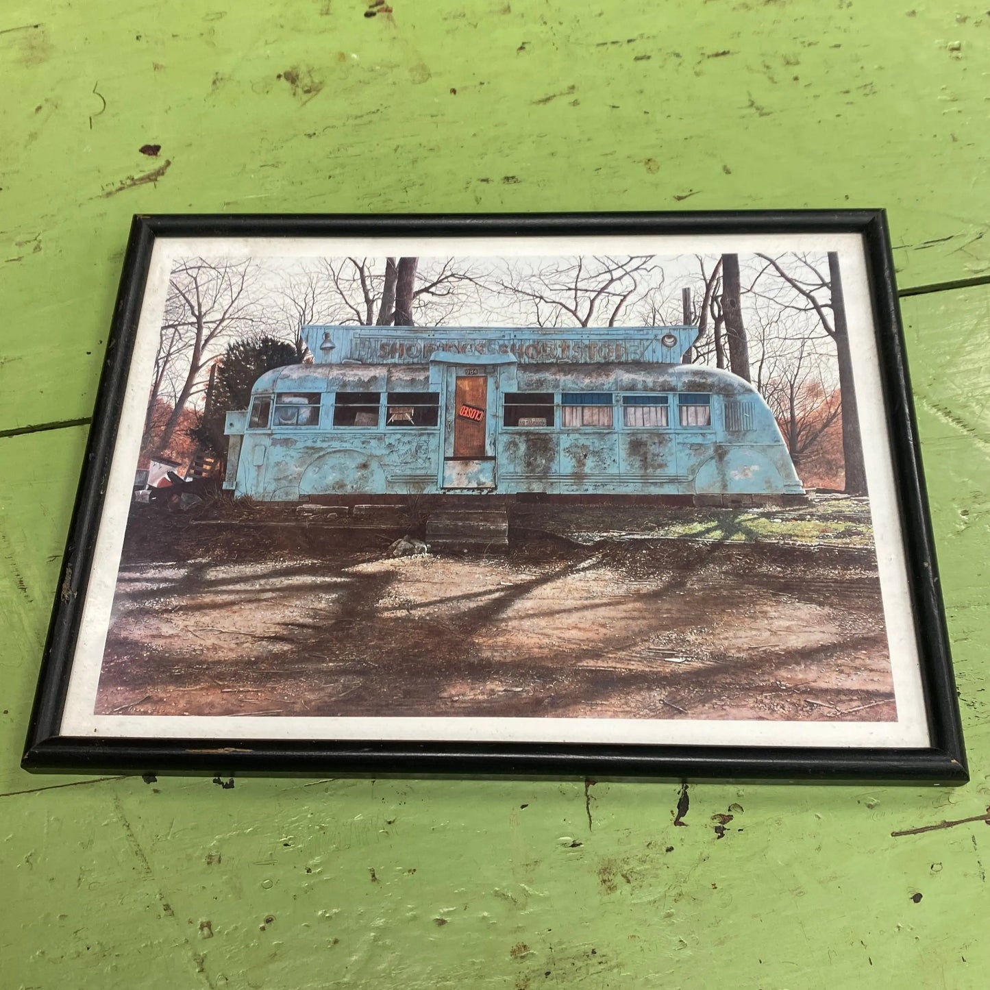Vintage Retro Diner Print - Shorty's Diner - Plots & Pickles