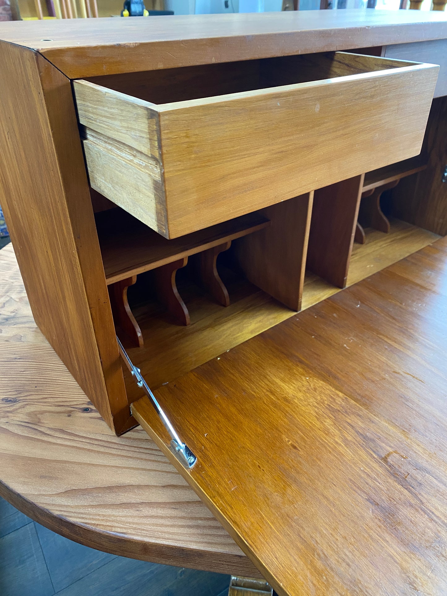Vintage Rimu Lawyers/Clarks Stationery Cabinet