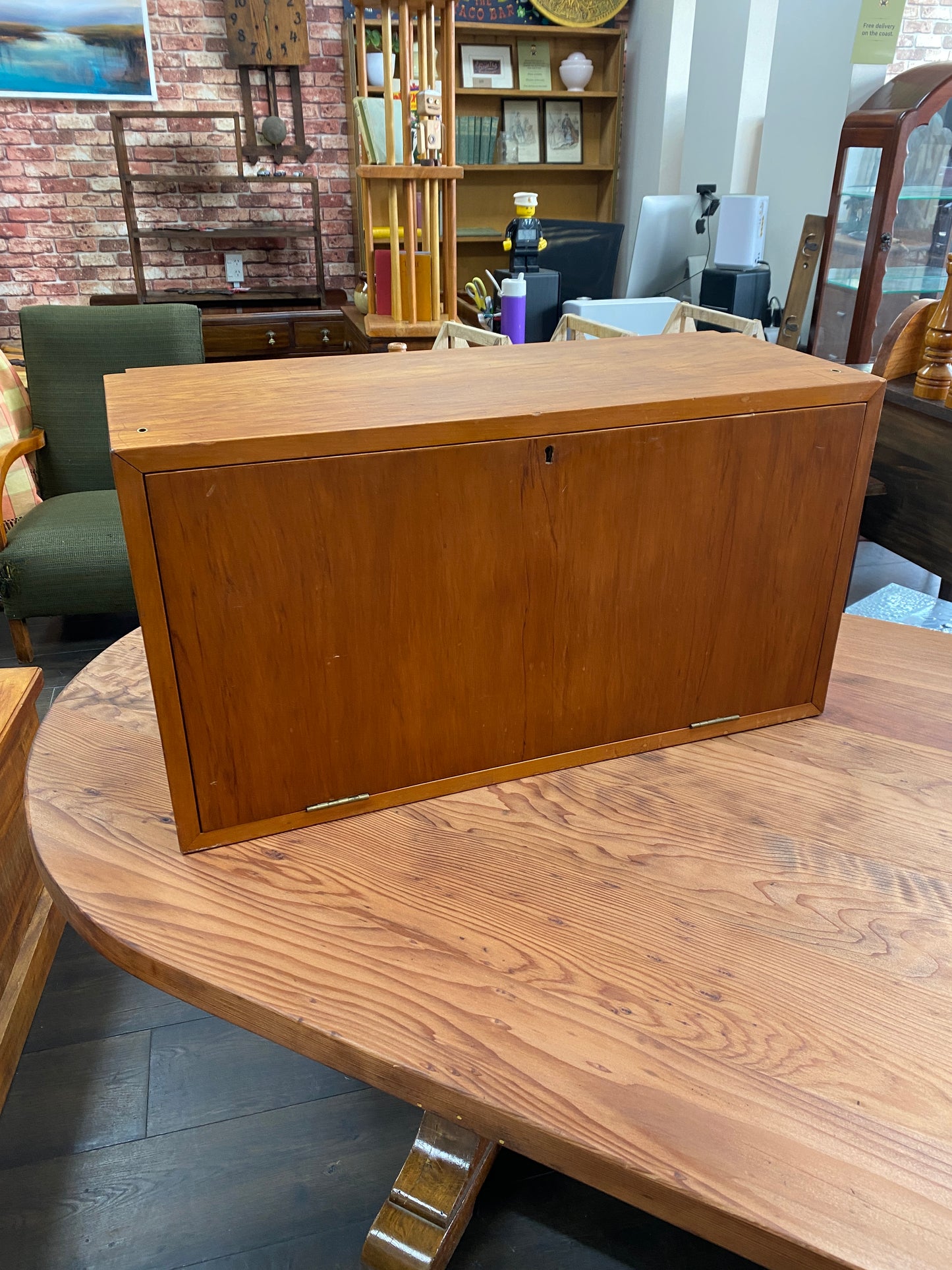 Vintage Rimu Lawyers/Clarks Stationery Cabinet