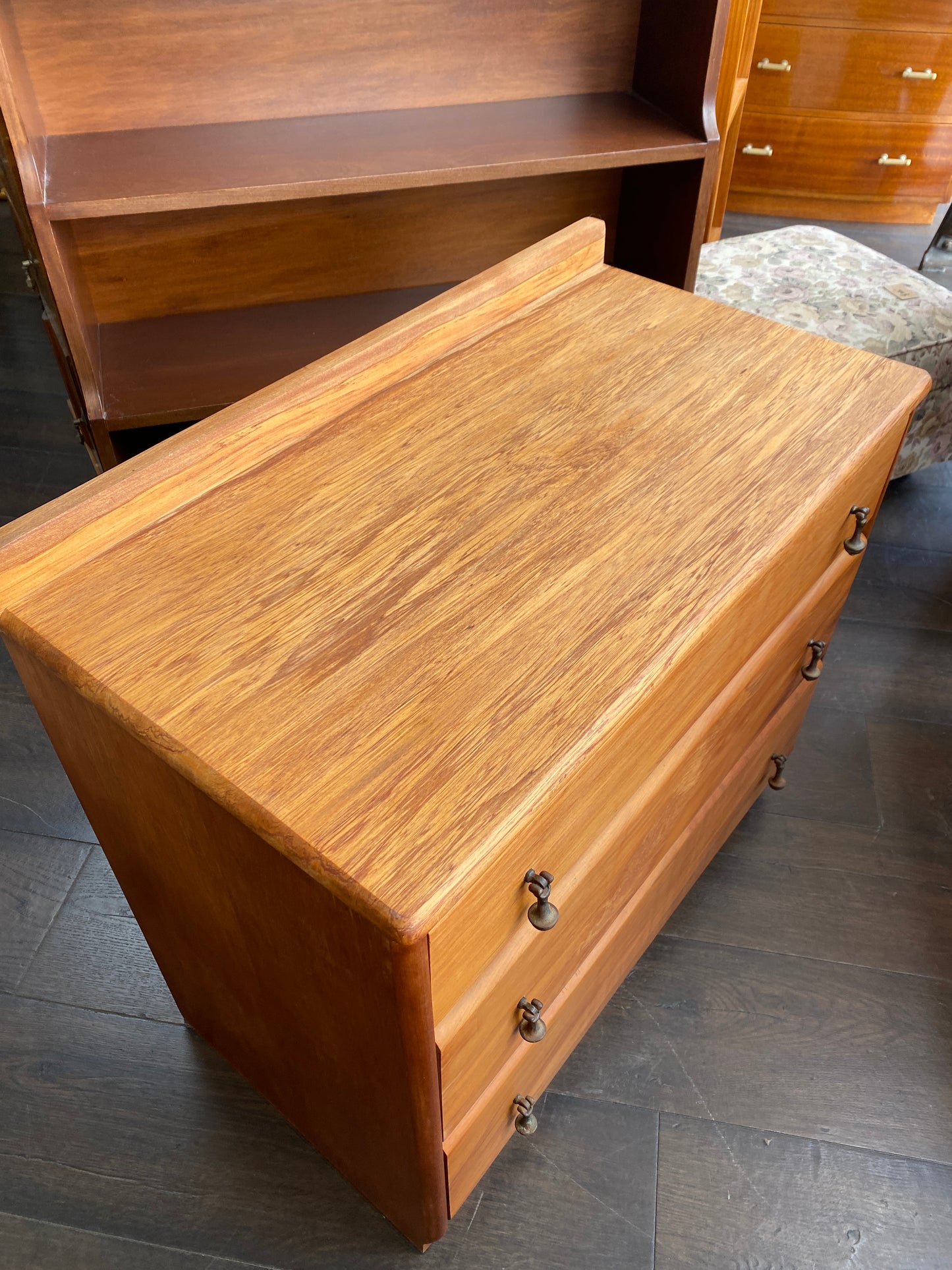 Vintage Rimu Small 3 Drawer
