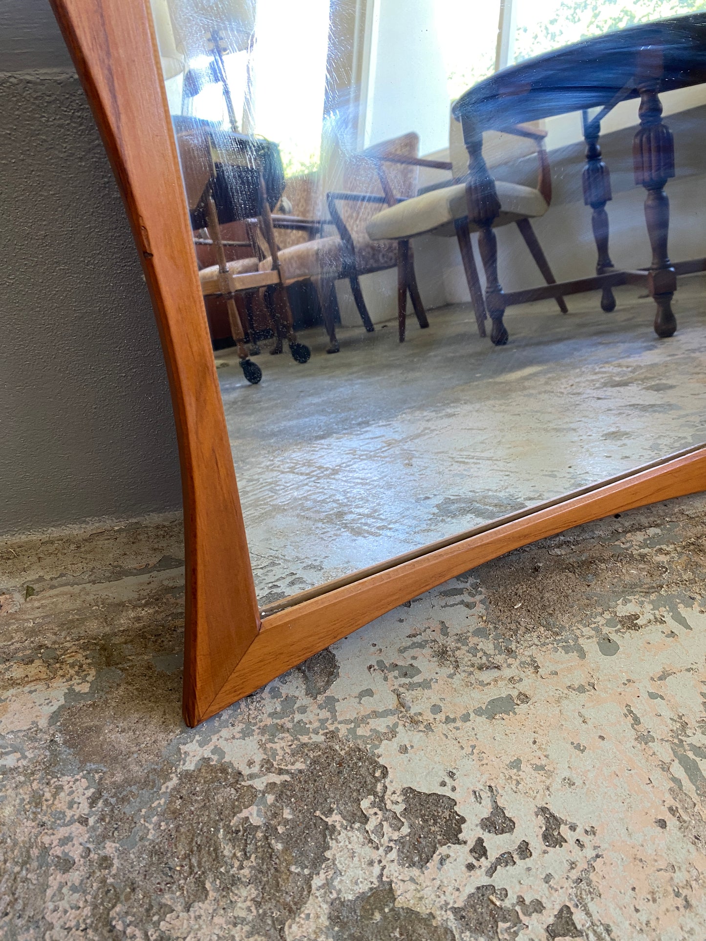 Vintage Rimu 'Starburst' Mirror