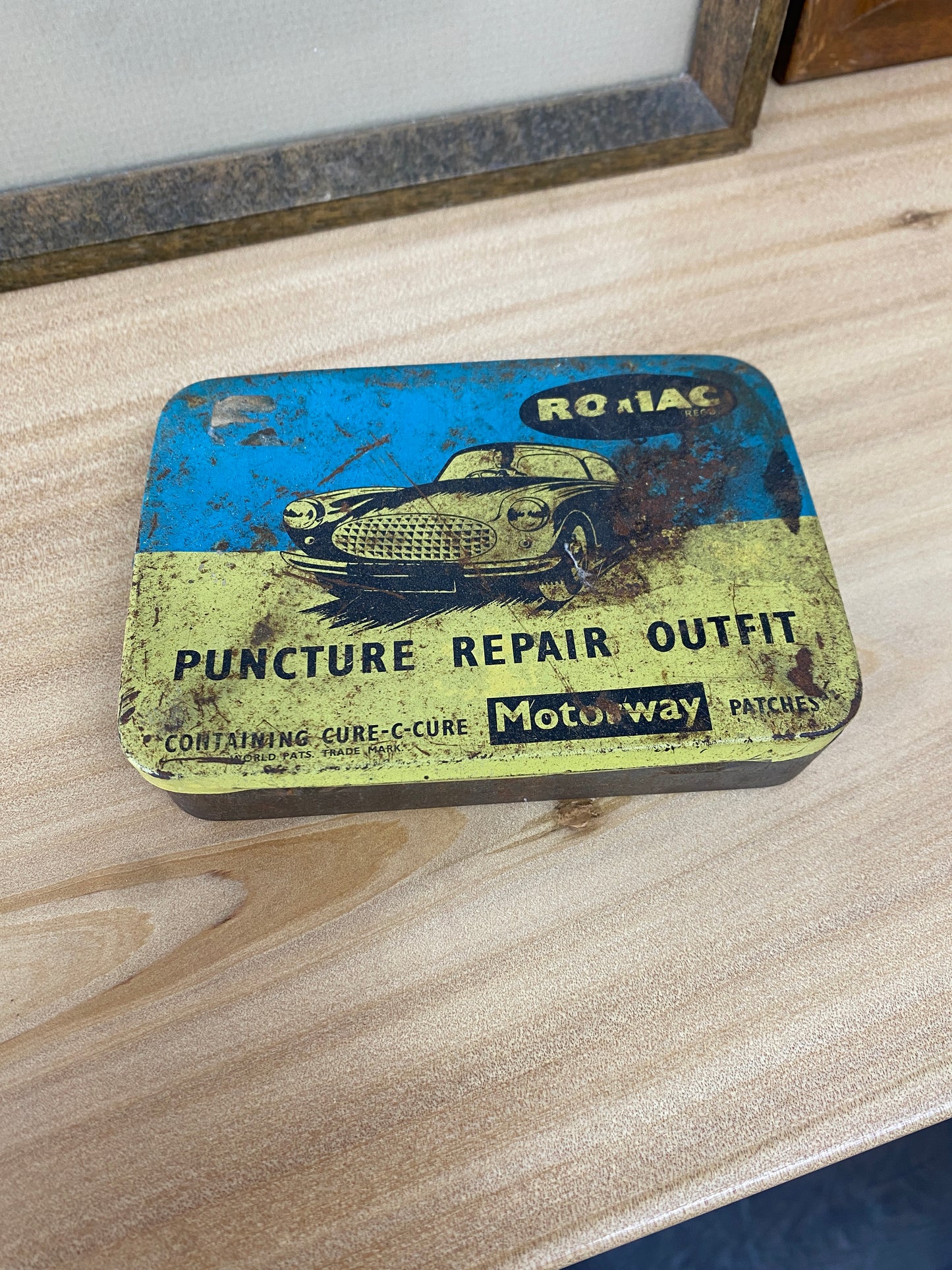 Vintage Romac Tyre Repair Tin