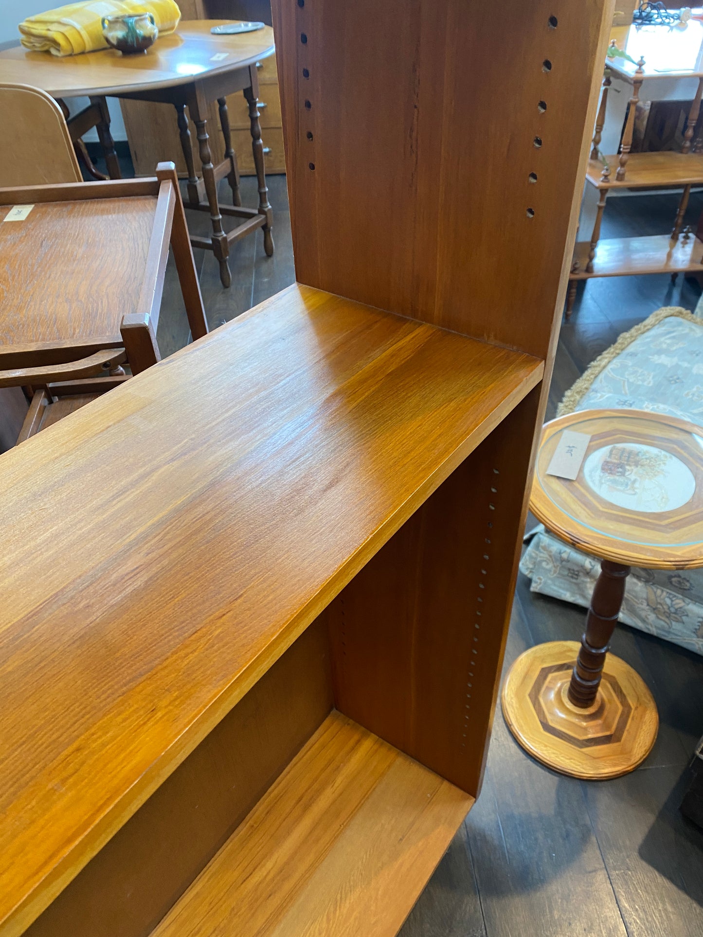 Vintage Scratch-built Heart Rimu Bookcase