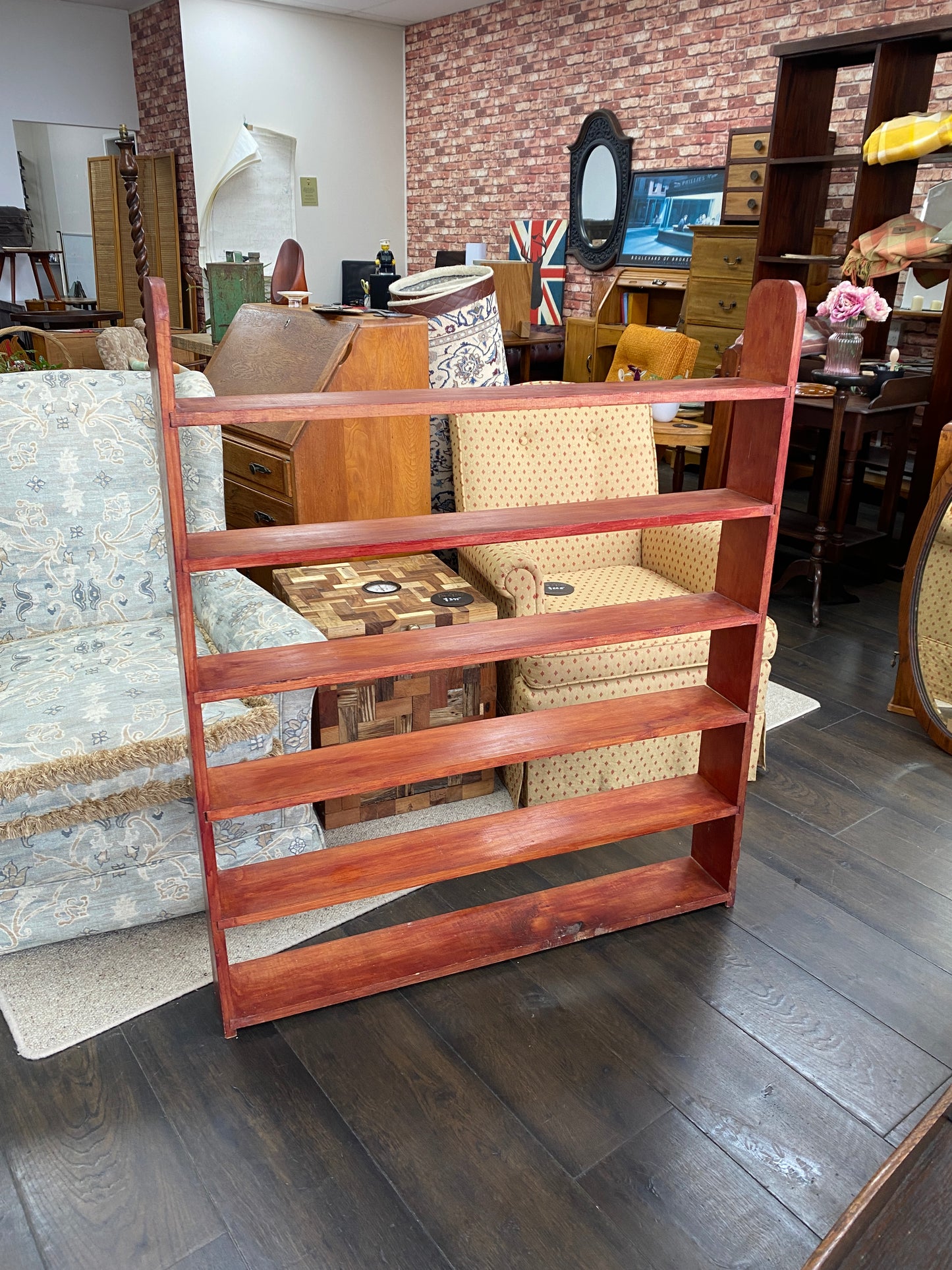 Vintage Scratchbuilt Bookcase