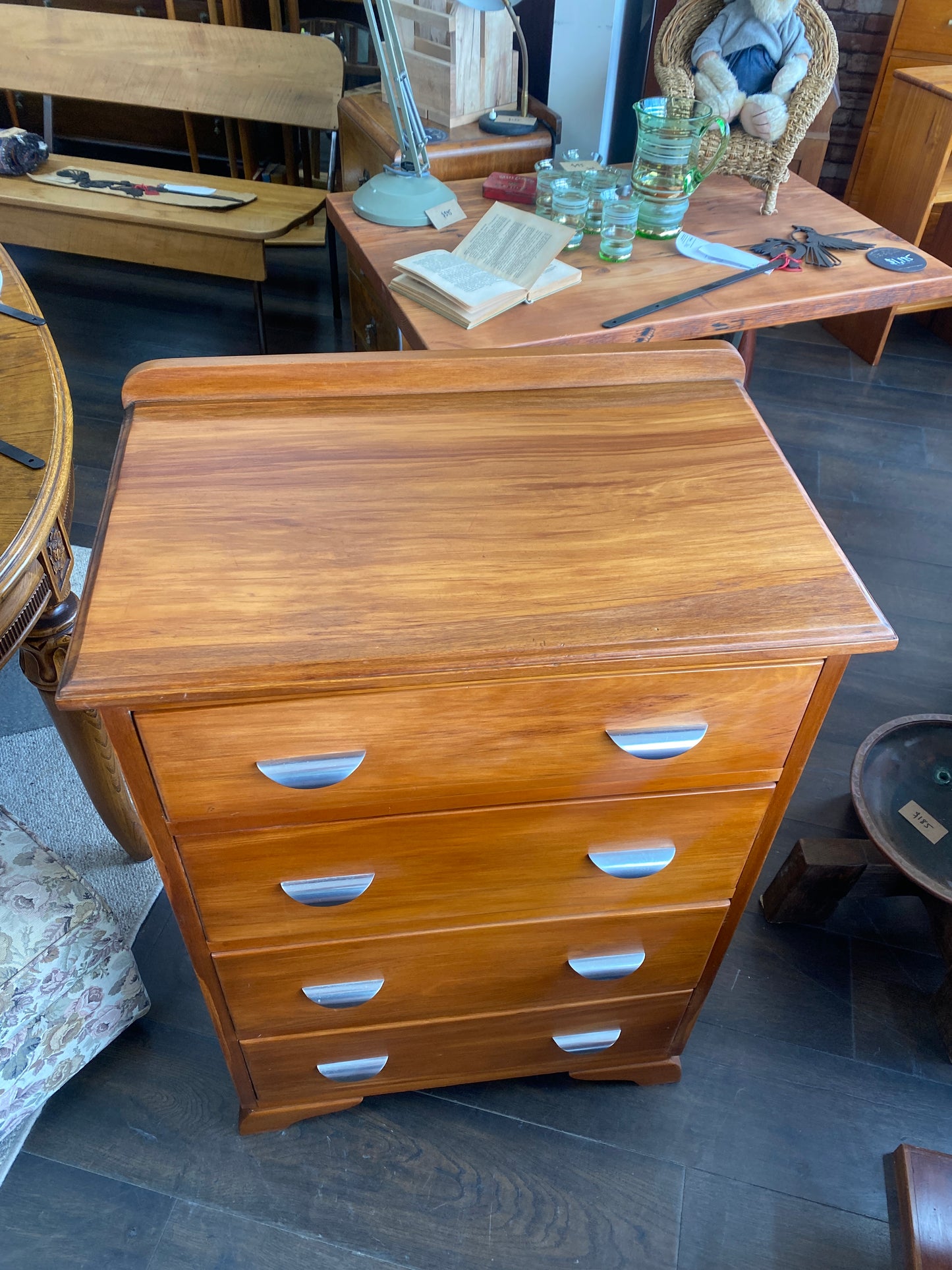 Vintage Solid Heart Rimu Drawers