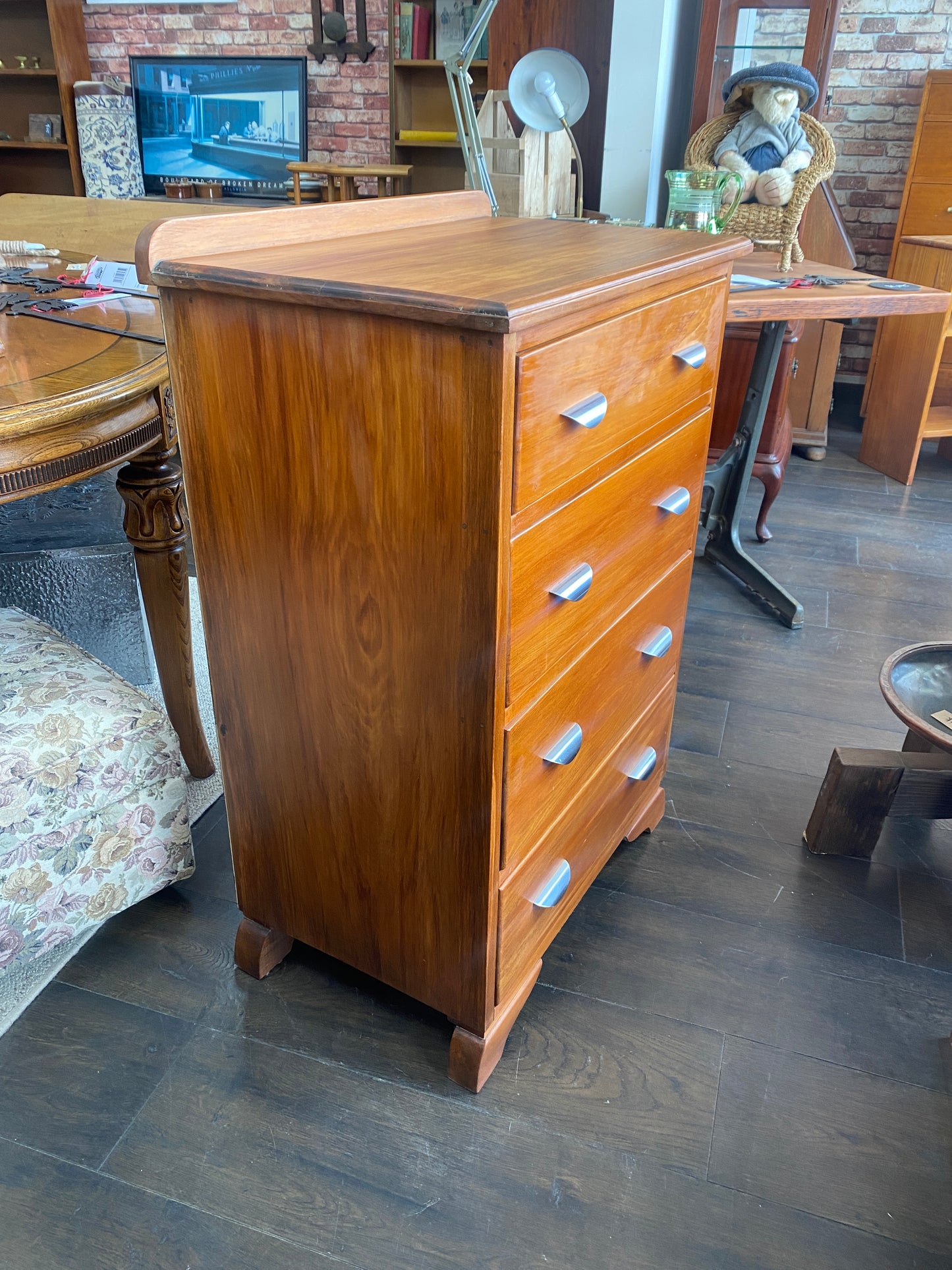 Vintage Solid Heart Rimu Drawers