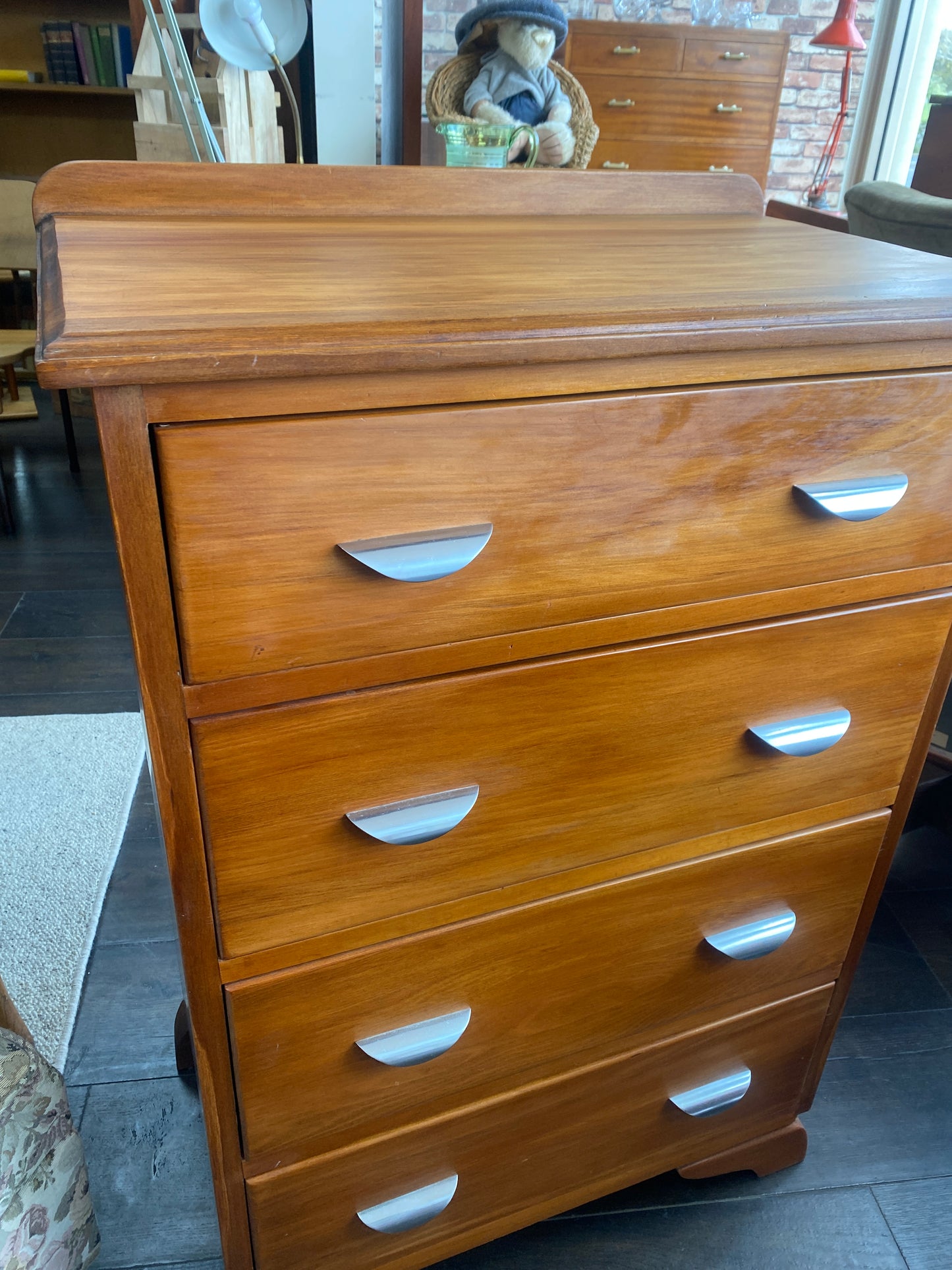 Vintage Solid Heart Rimu Drawers