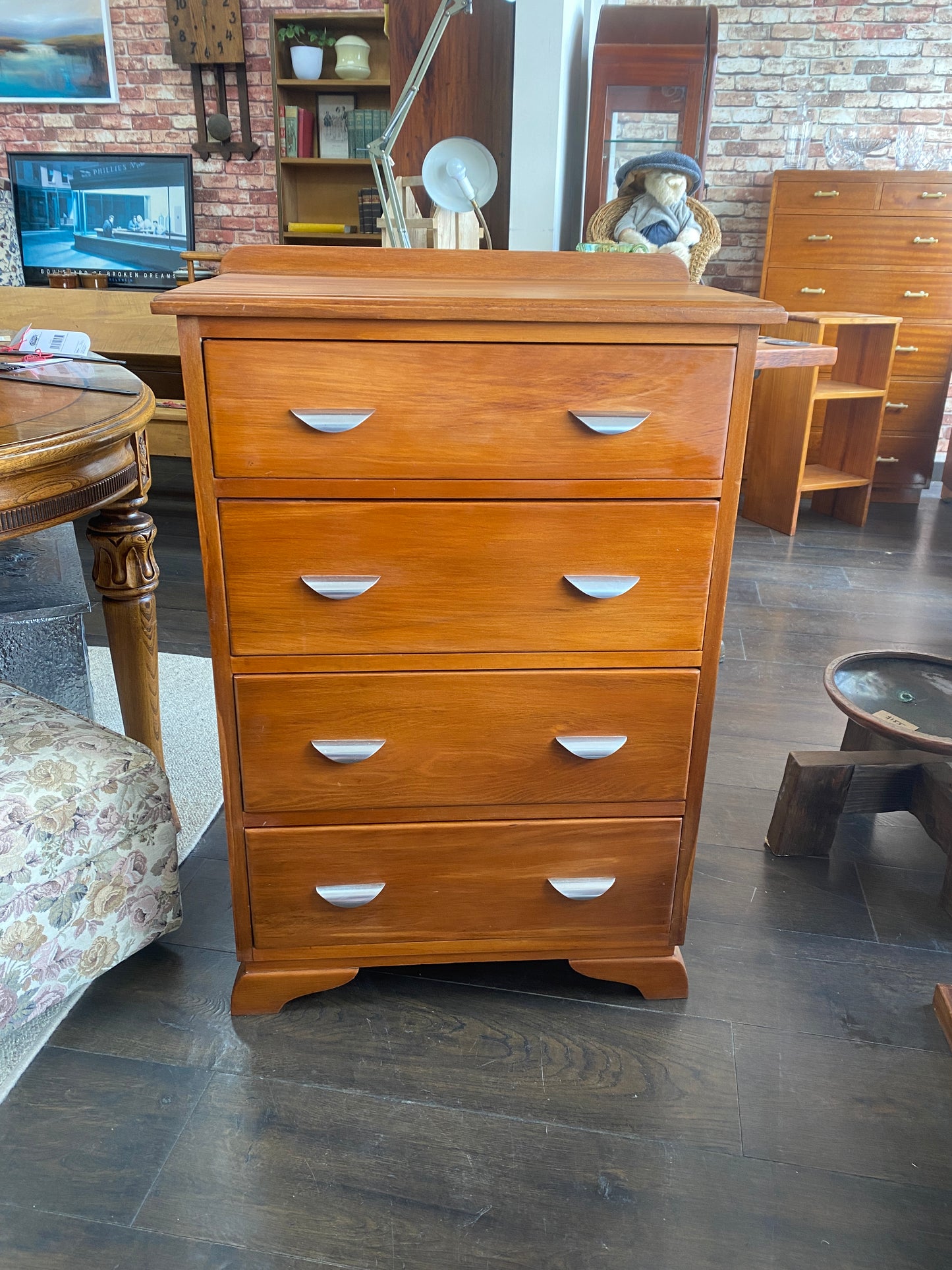 Vintage Solid Heart Rimu Drawers