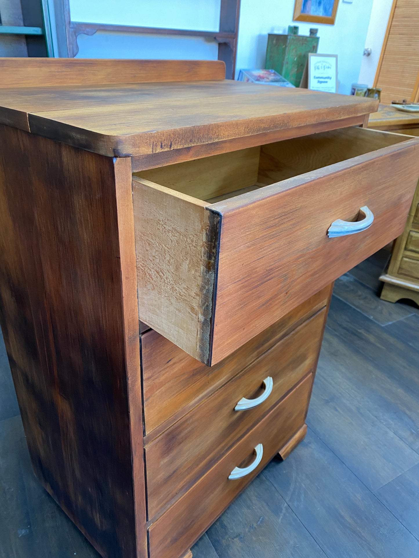 Vintage Solid Kauri Drawers
