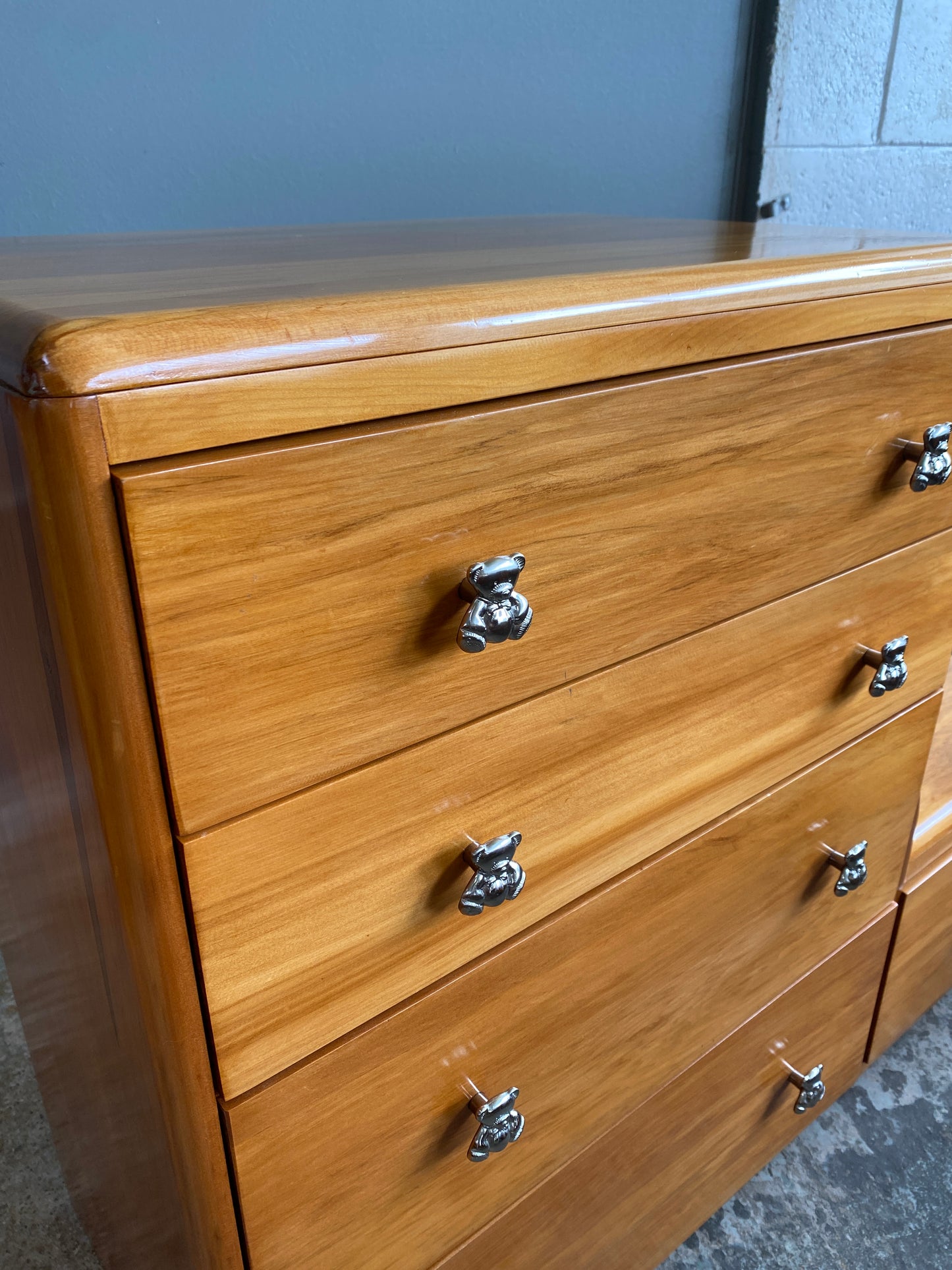 Vintage Solid Rimu Nursery Drawers