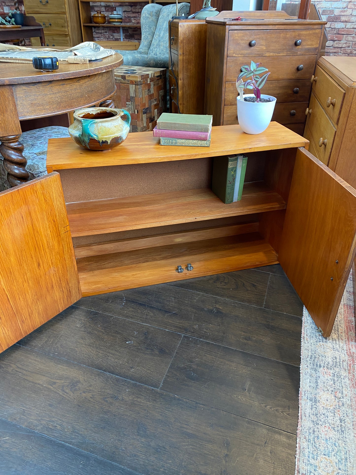 Vintage Rimu Storage/Bookcase