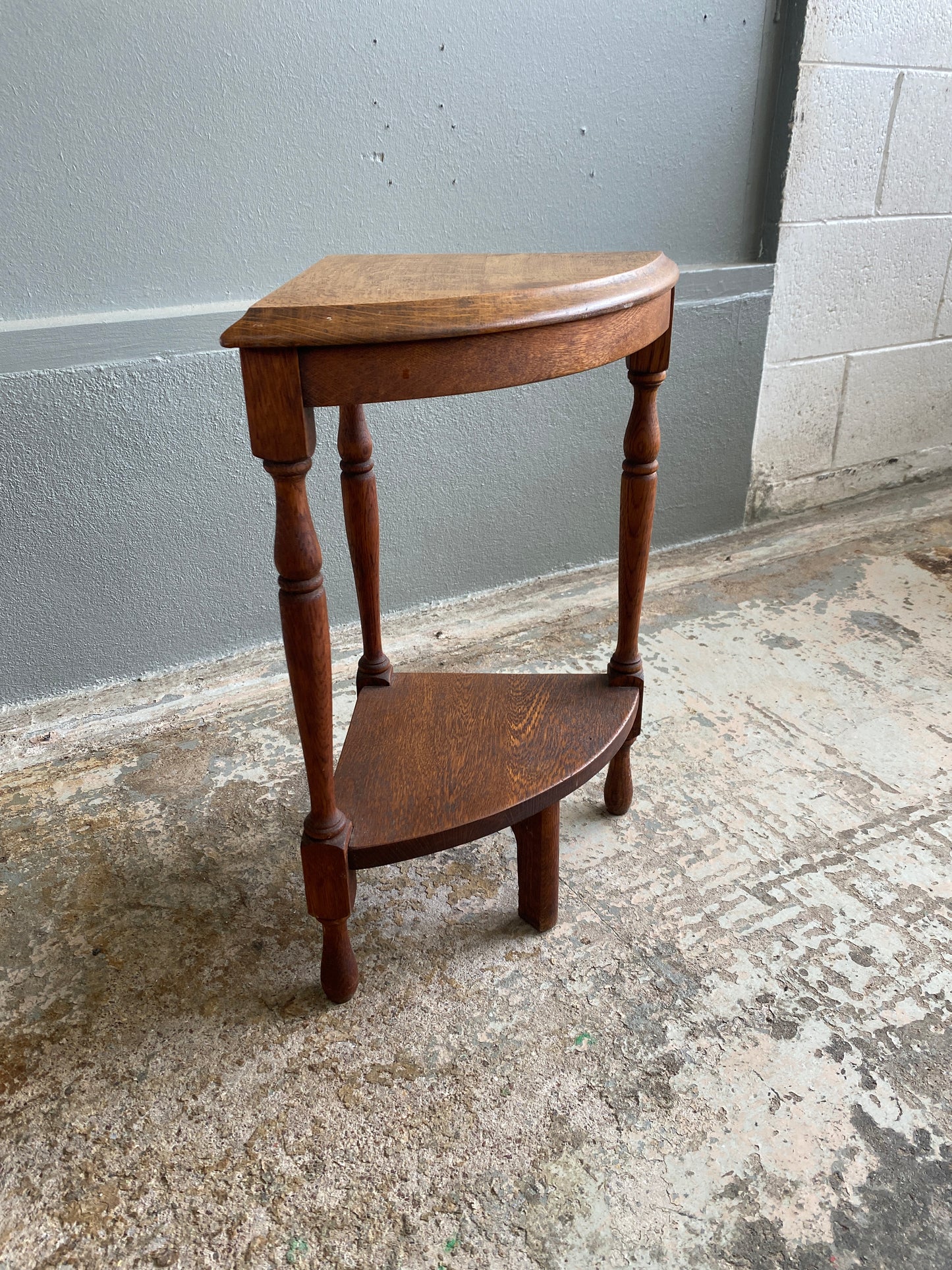 Vintage Solid Oak Nest of Tables