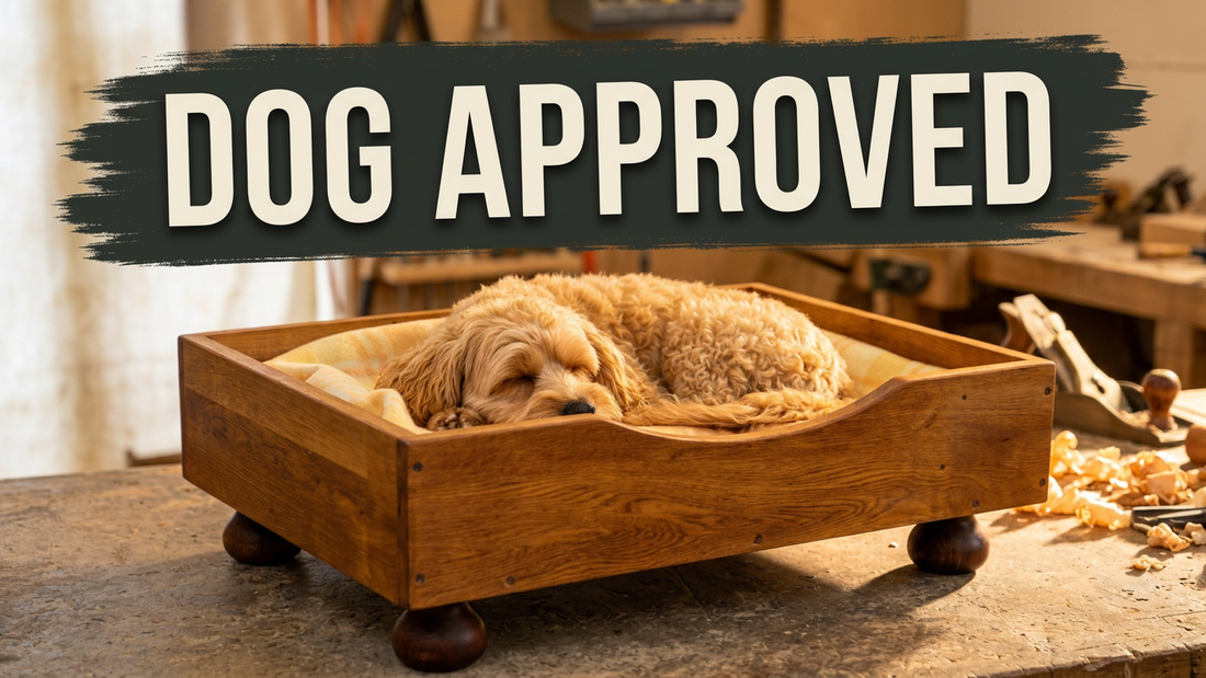 Early access: a reclaimed oak dog bed, Edwardian style