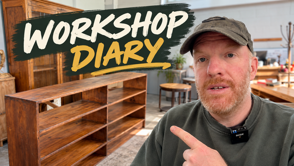 Workshop Diary: Art Deco Restoration, a Custom Bookshelf & an Auction Night Gamble