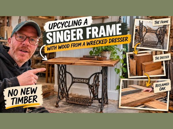 Early access: a Singer frame gets a reclaimed oak top