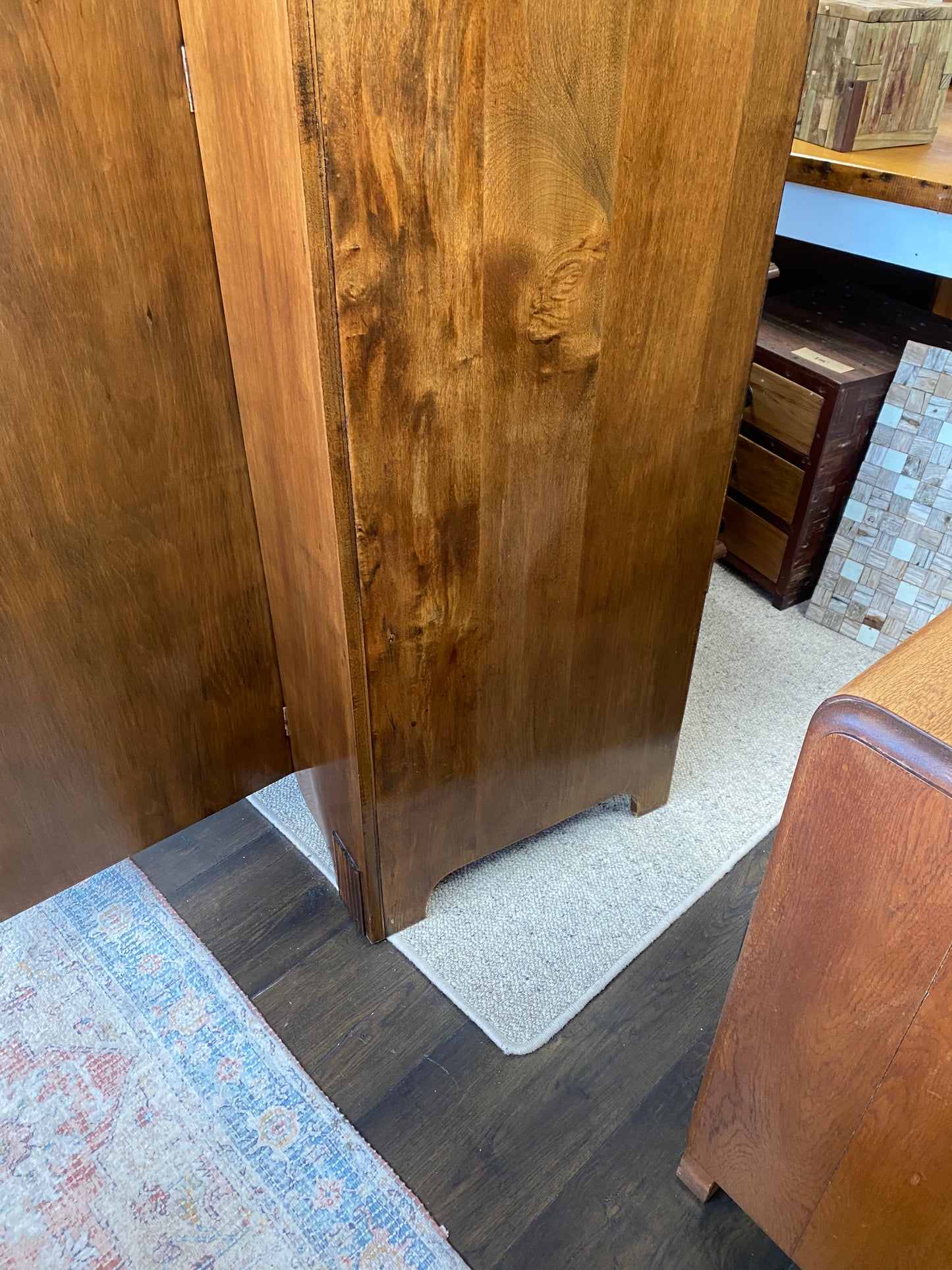 Art Deco Solid Wood Wardrobe