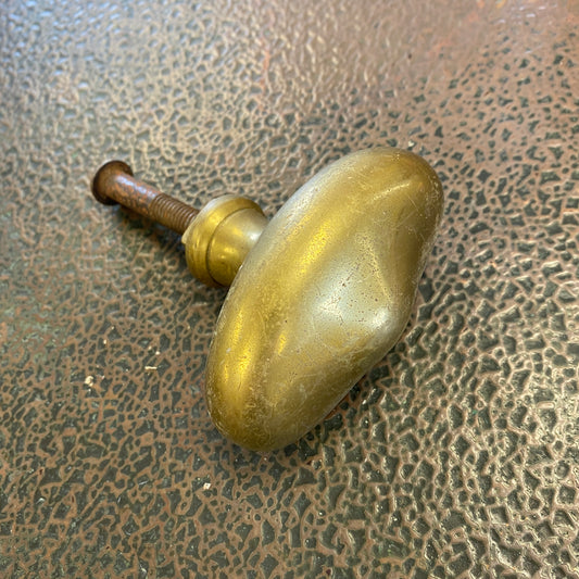 1800s Oval Brass Door Knob