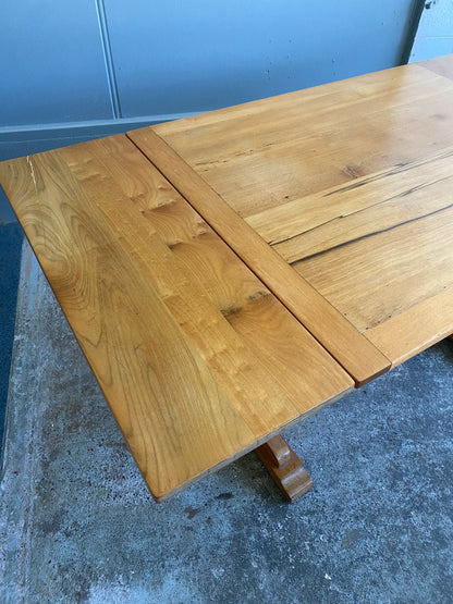 1940s Maple Extendable Dining Table