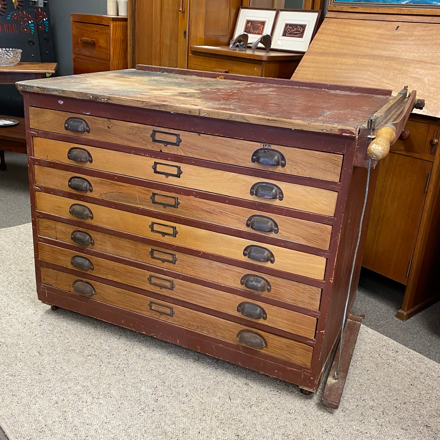 1950s Draftsman's Planner Drawers